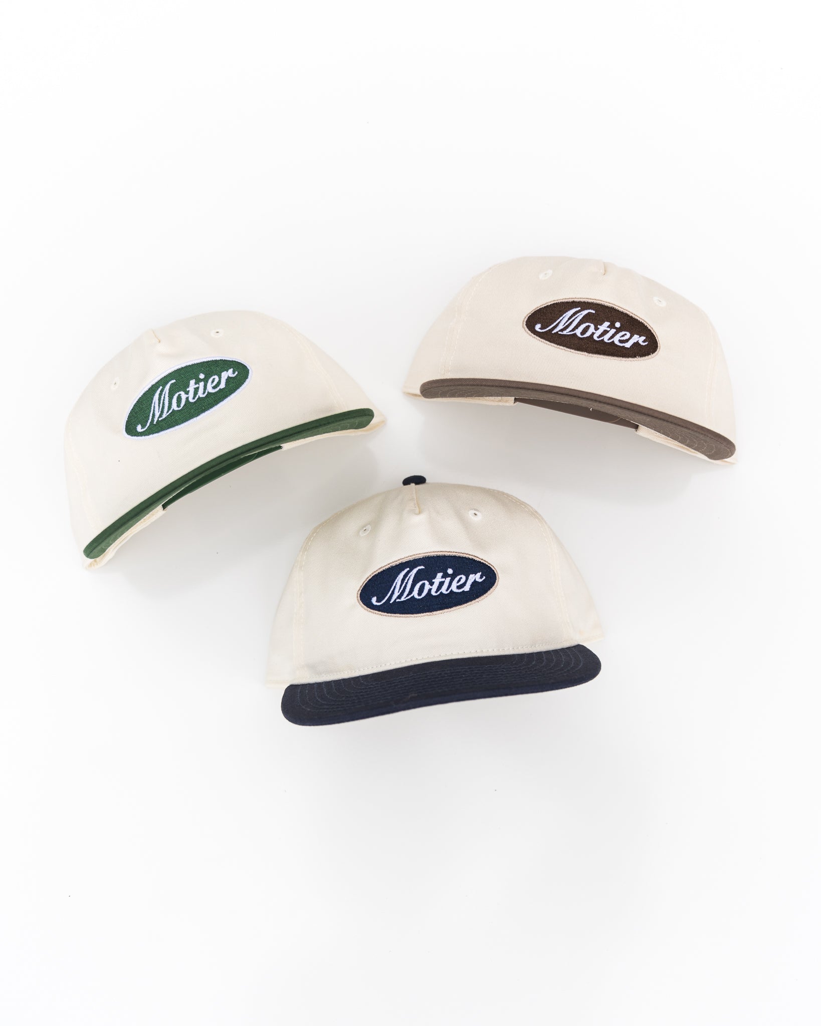 The Old School Shop Snapback (Cream/Satellite) - Motier Lafayette 