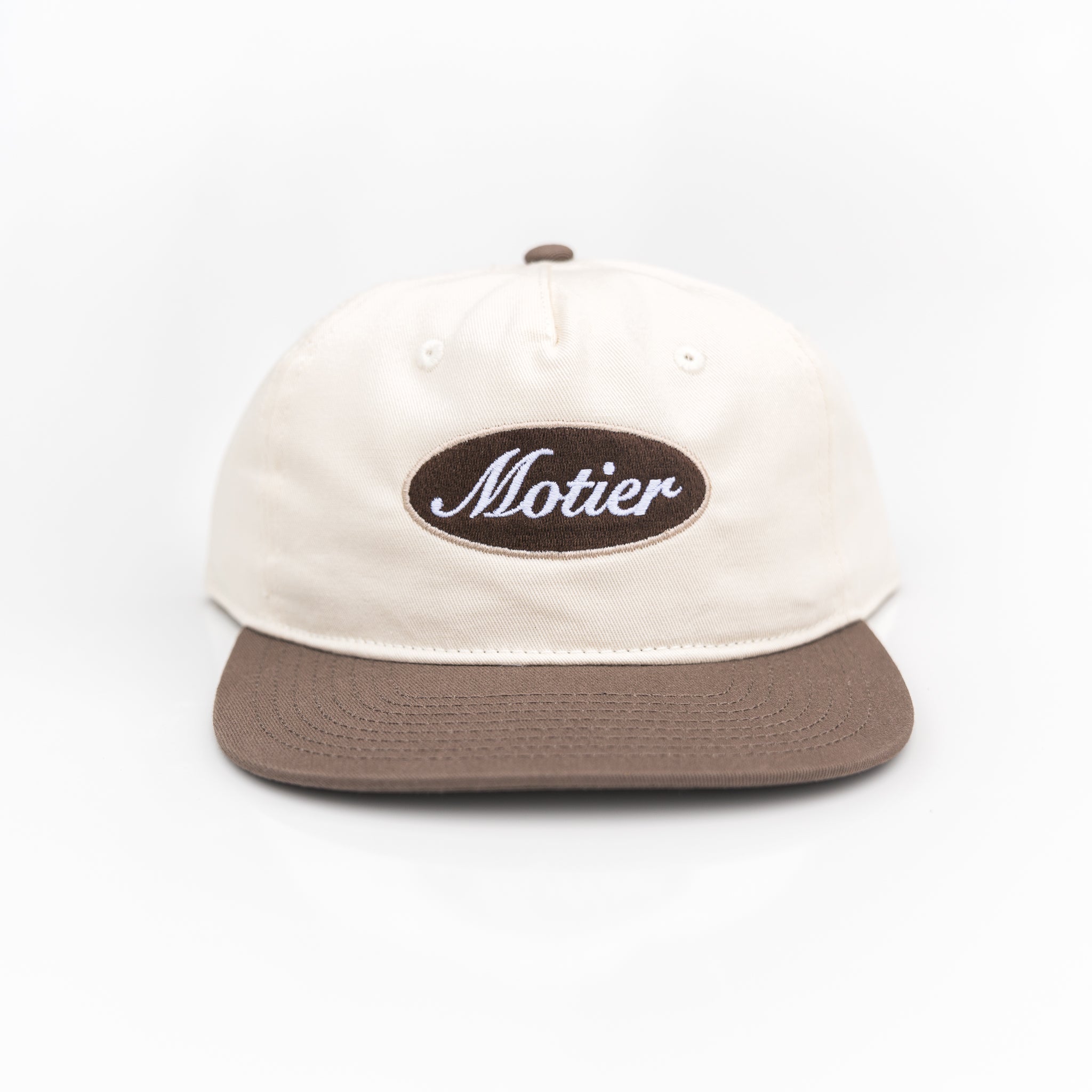 The Old School Shop Snapback (Cream/Satellite) - Motier Lafayette 