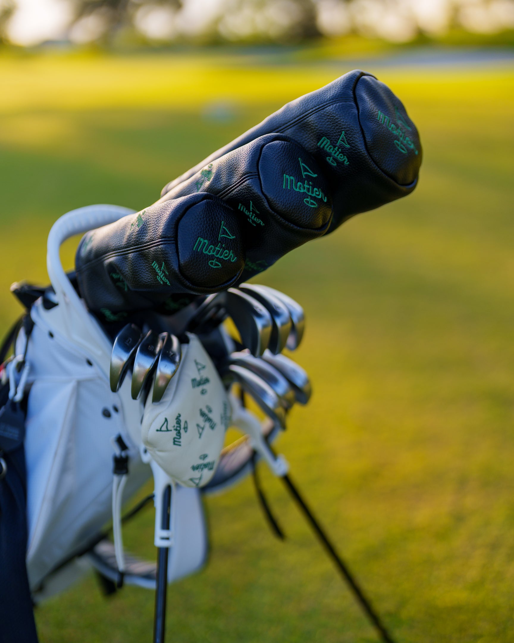 The Motier Pin Barrel Headcover Black Combo Pack (3 for 1) - Motier Lafayette 