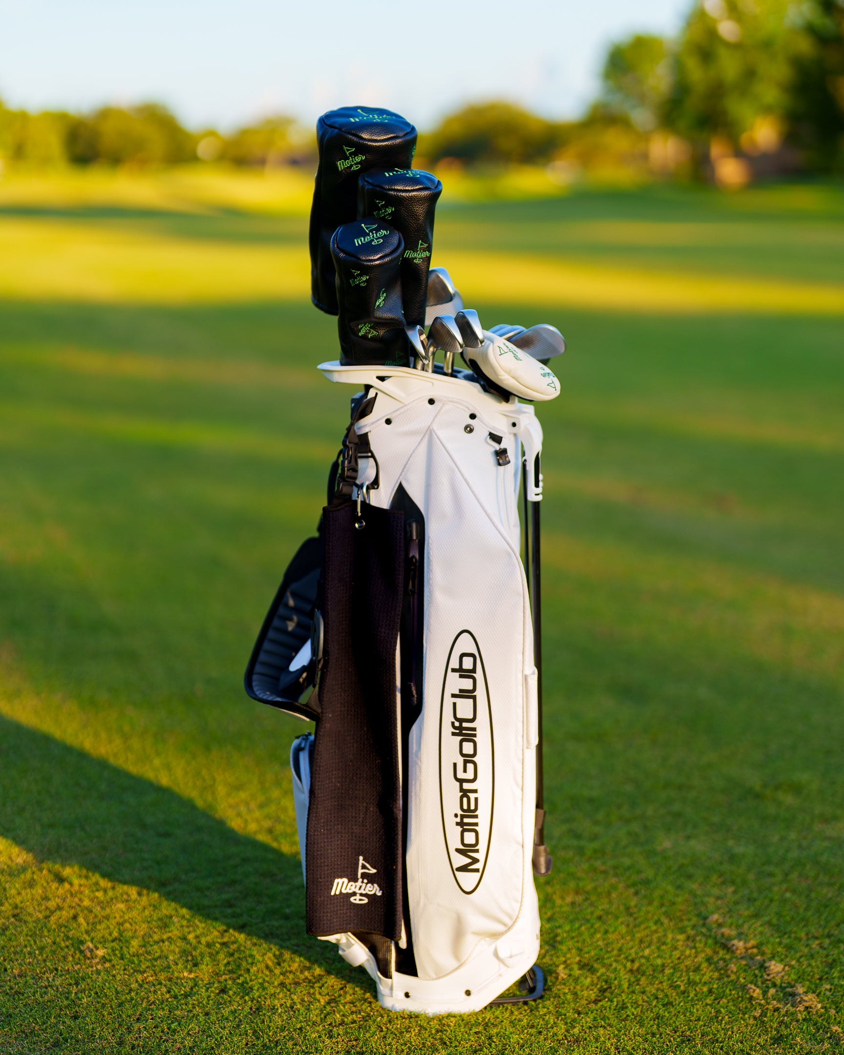 The Motier Pin Barrel Headcover Black Combo Pack (3 for 1) - Motier Lafayette 