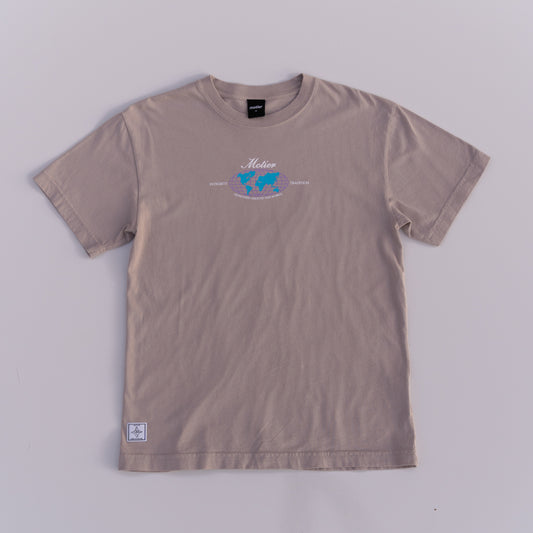 Honoured Around the World Luxe Tee (Ashes of Roses) - Motier Lafayette 