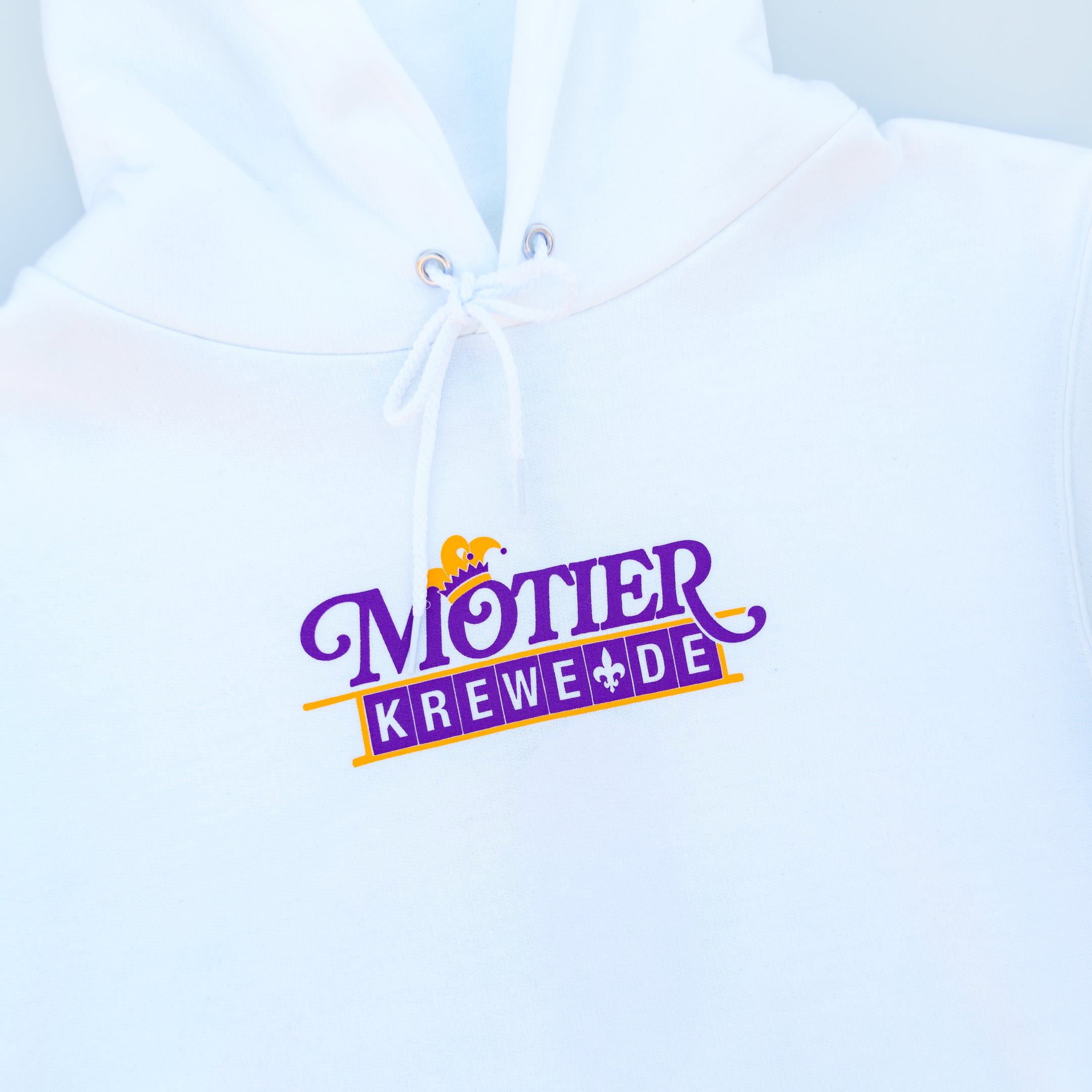 The Masquerade Hoodie (White) - Motier Lafayette 