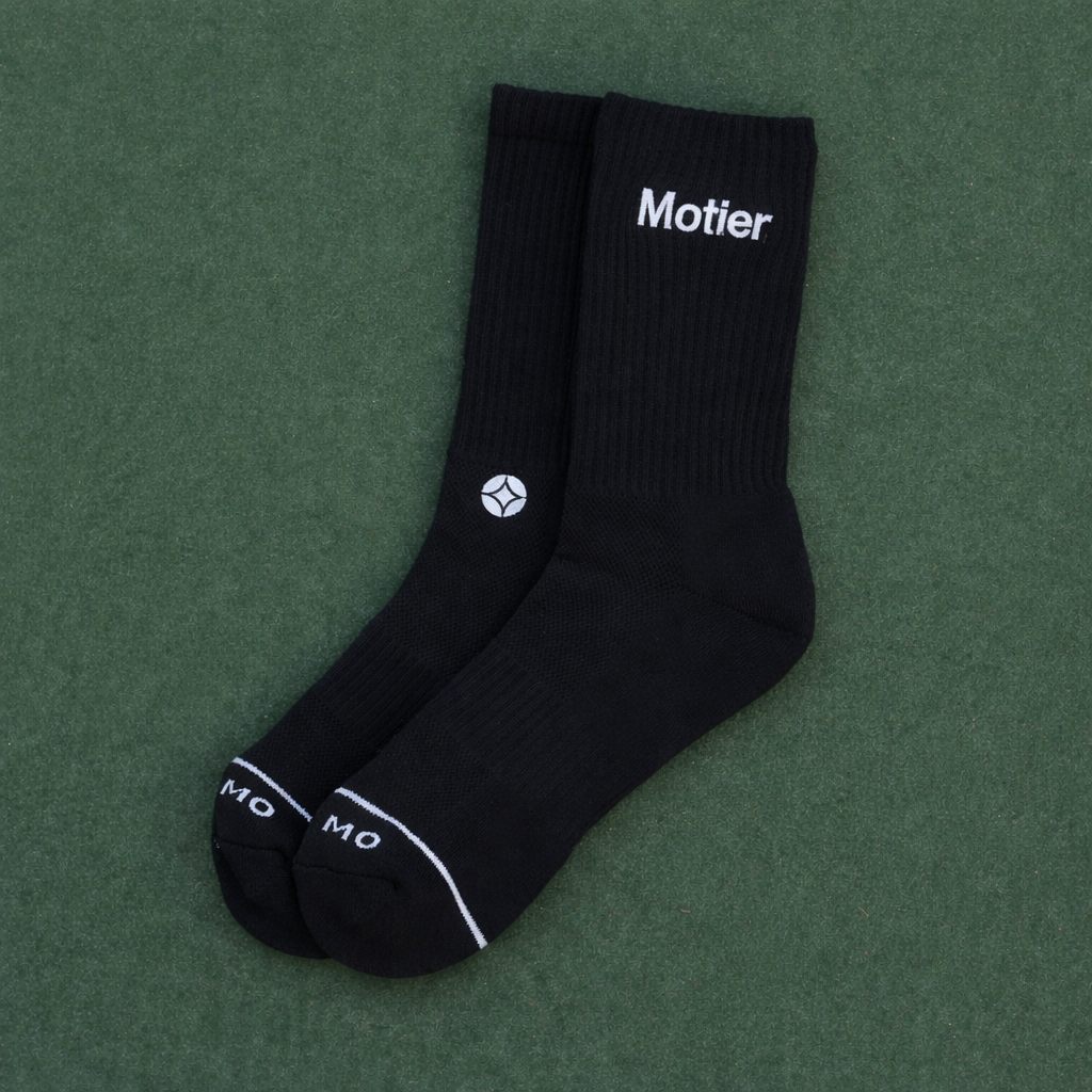 STC Crew Socks (Black) - Motier Lafayette 