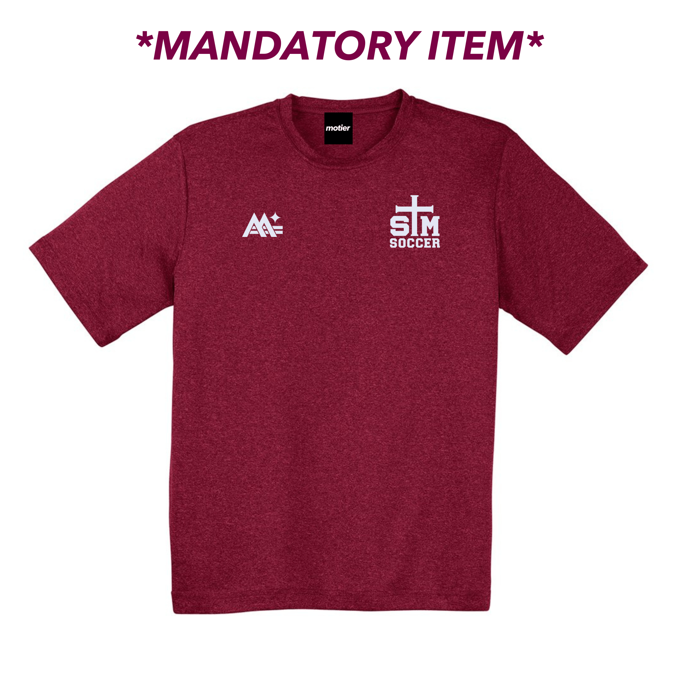 Chrome Training Top (Maroon) - Motier Lafayette 