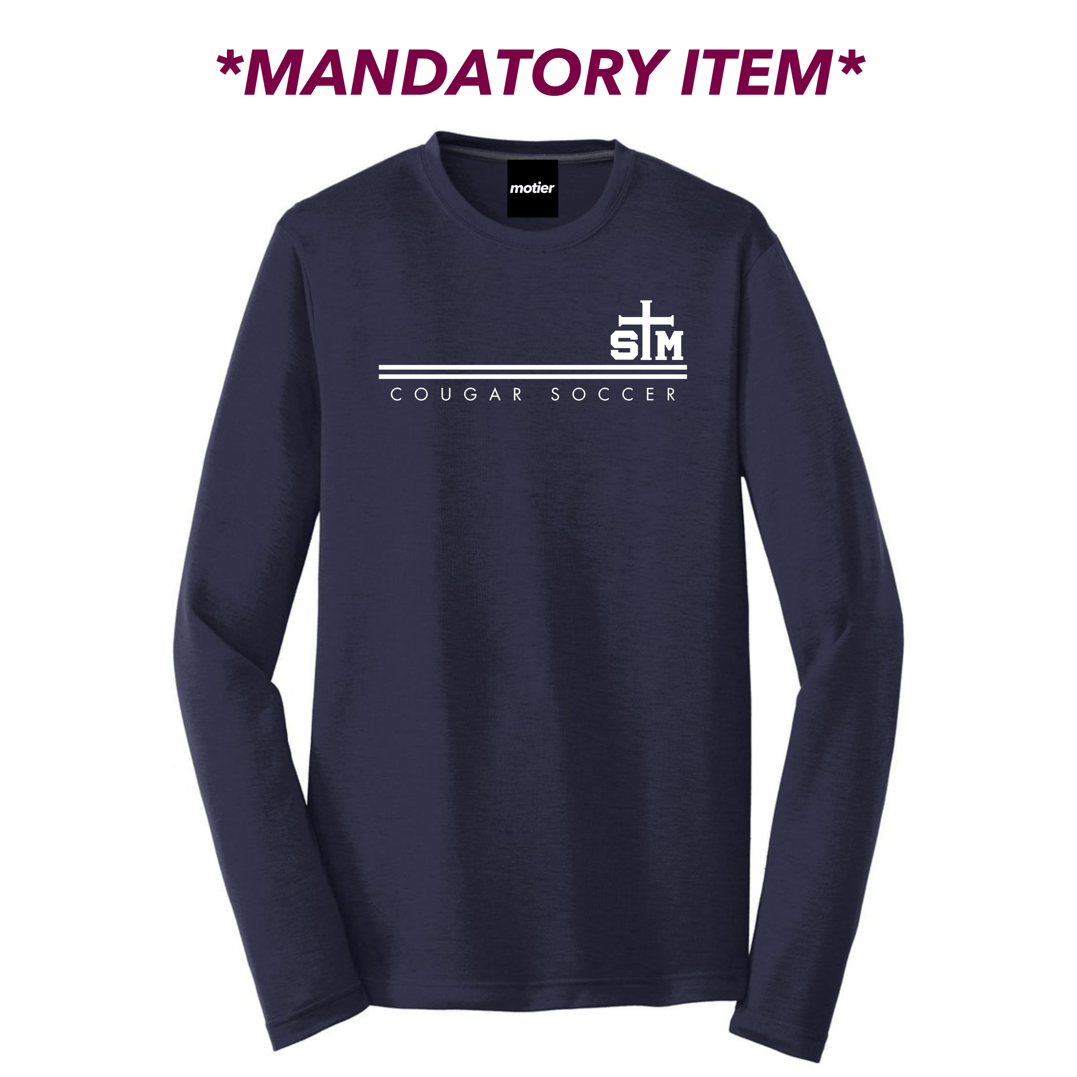 Classic Training L/S Top (Navy) - Motier Lafayette 