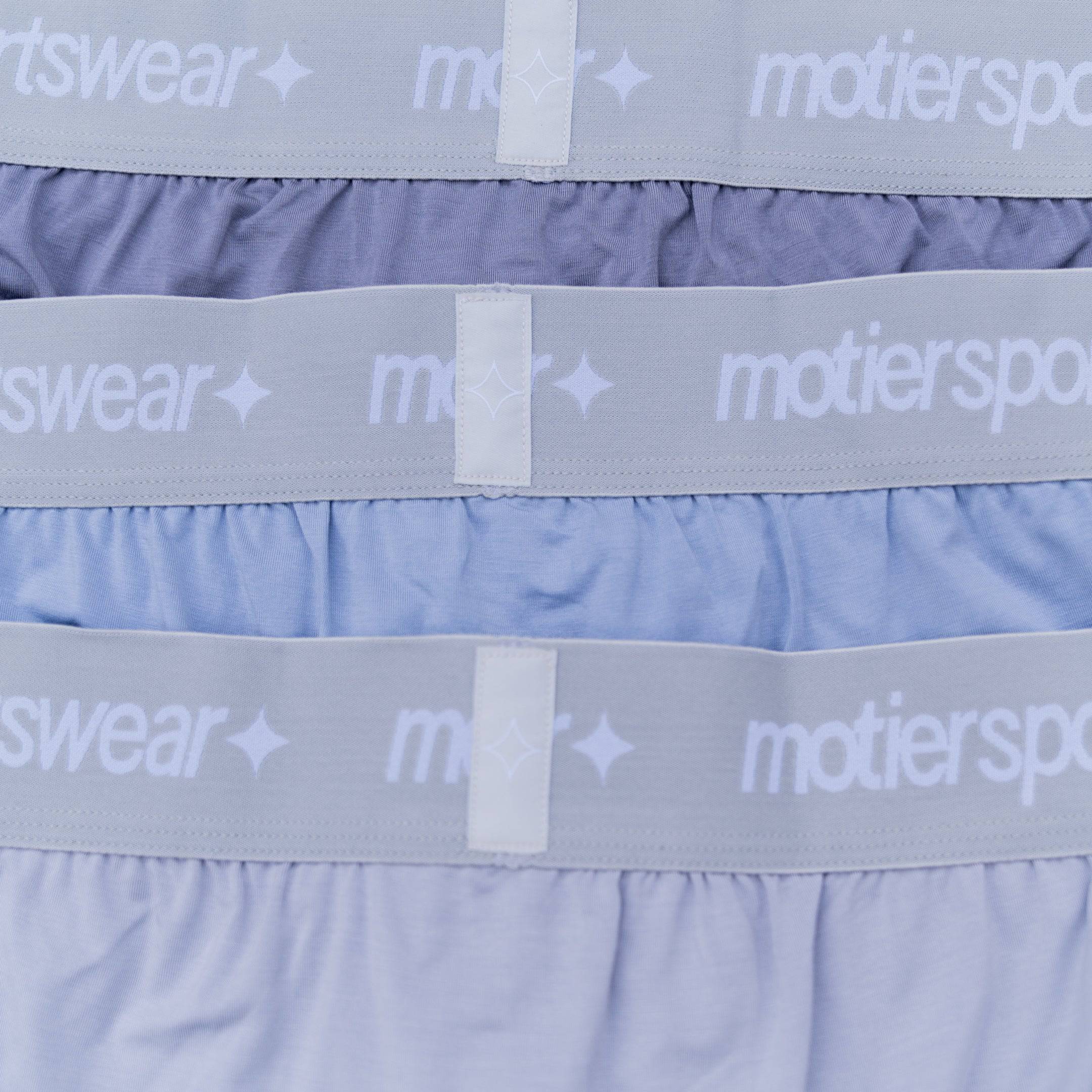 The John Boxer Briefs 2.0 Grey Band (3-Pack) - Motier Lafayette 