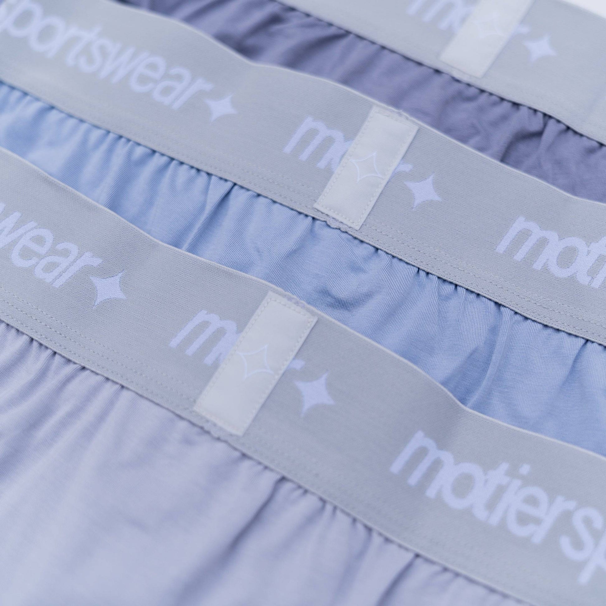 The John Boxer Briefs 2.0 Grey Band (3-Pack) - Motier Lafayette 
