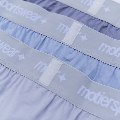 The John Boxer Briefs 2.0 Grey Band (3-Pack) - Motier Lafayette 