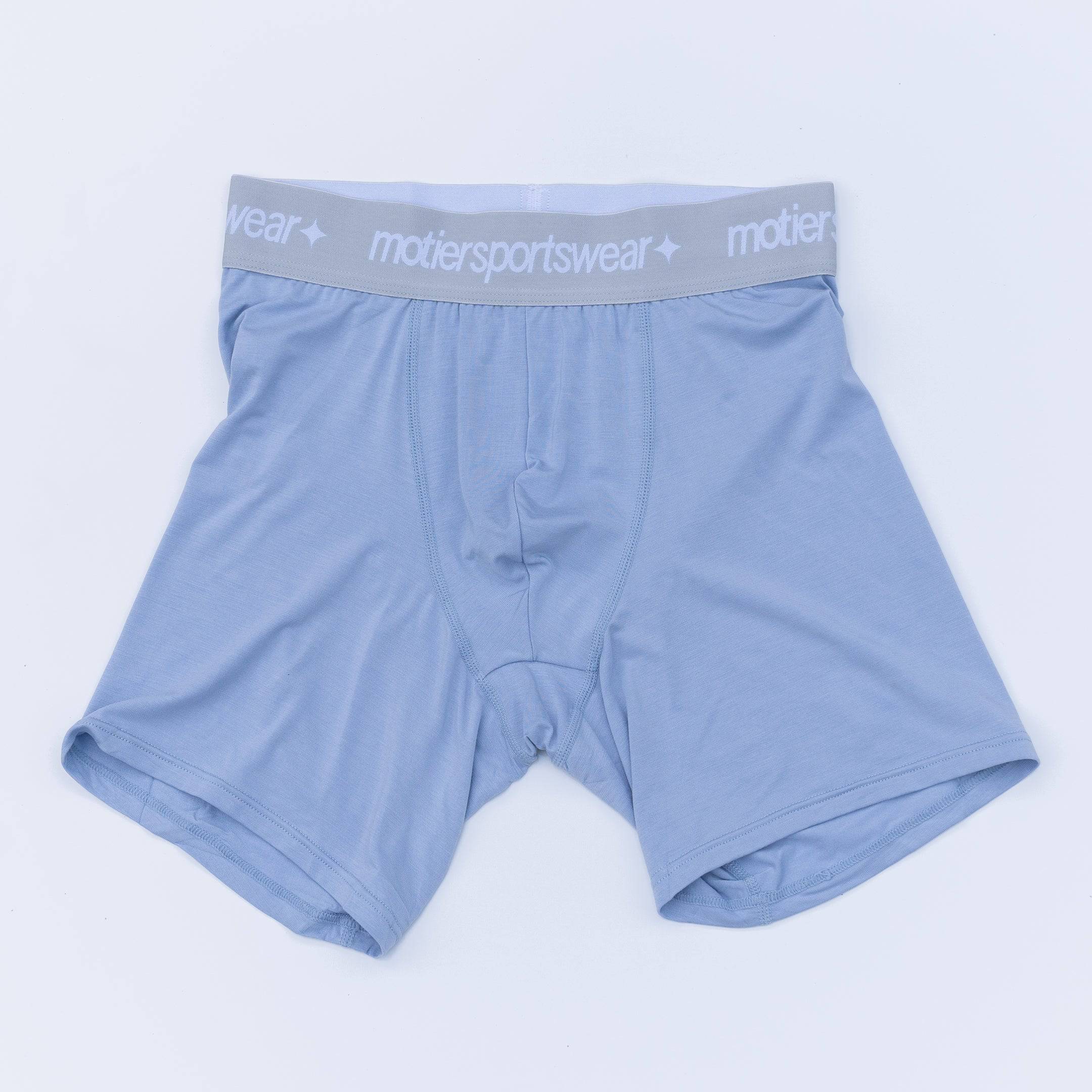 The John Boxer Briefs (Sky Blue) - Motier Lafayette 