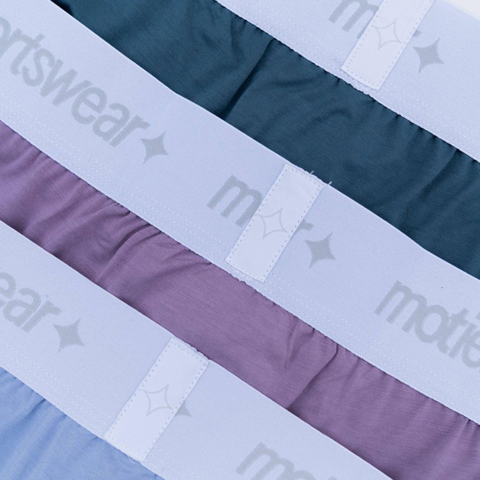The John Boxer Briefs 2.0 White Band (3-Pack) - Motier Lafayette 