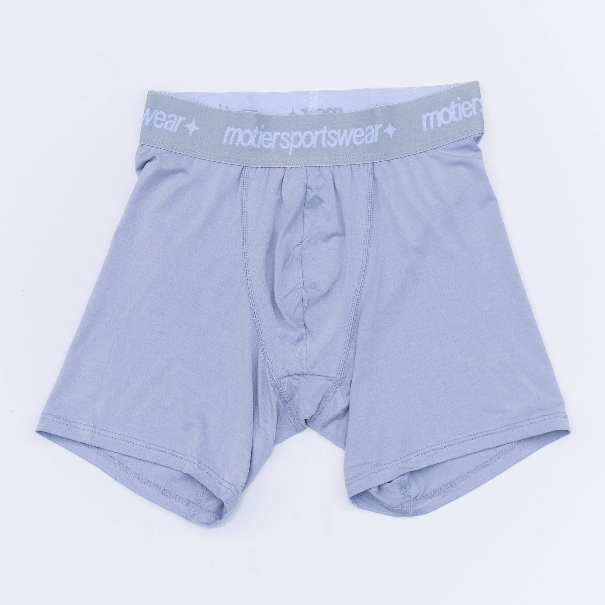 The John Boxer Briefs (Silver Grey) - Motier Lafayette 