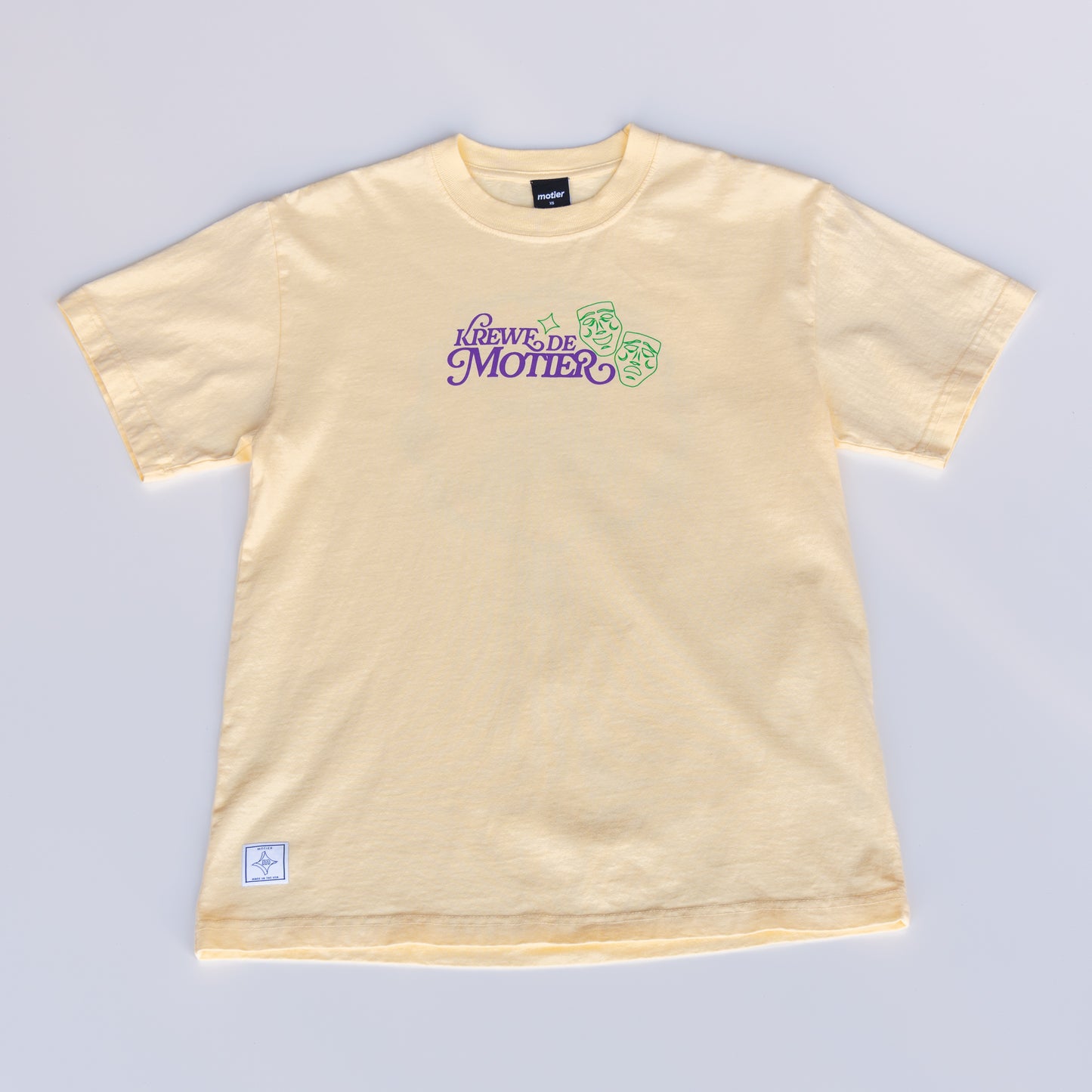 The Krewe De Motier 2025 Luxe Tee (Meadow) - Motier Lafayette 