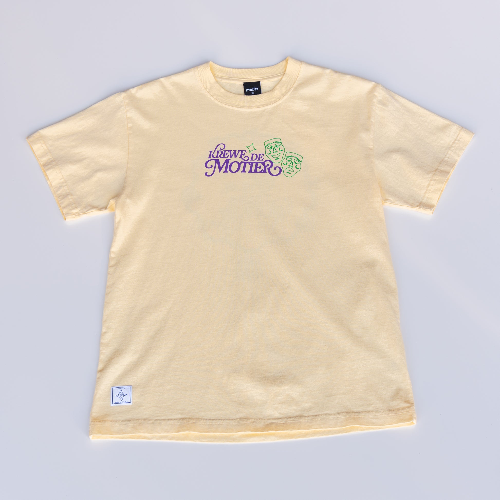 The Krewe De Motier 2025 Luxe Tee (Meadow) - Motier Lafayette 
