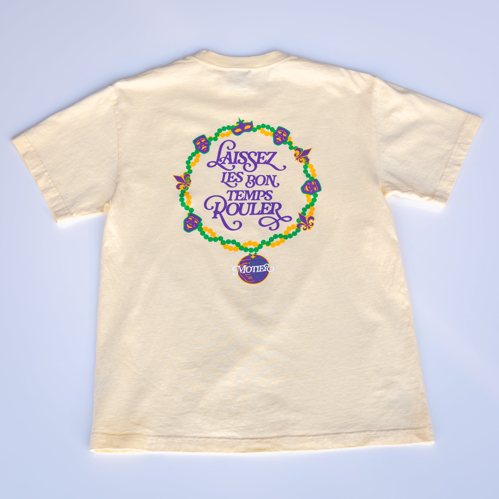The Krewe De Motier 2025 Luxe Tee (Meadow) - Motier Lafayette 