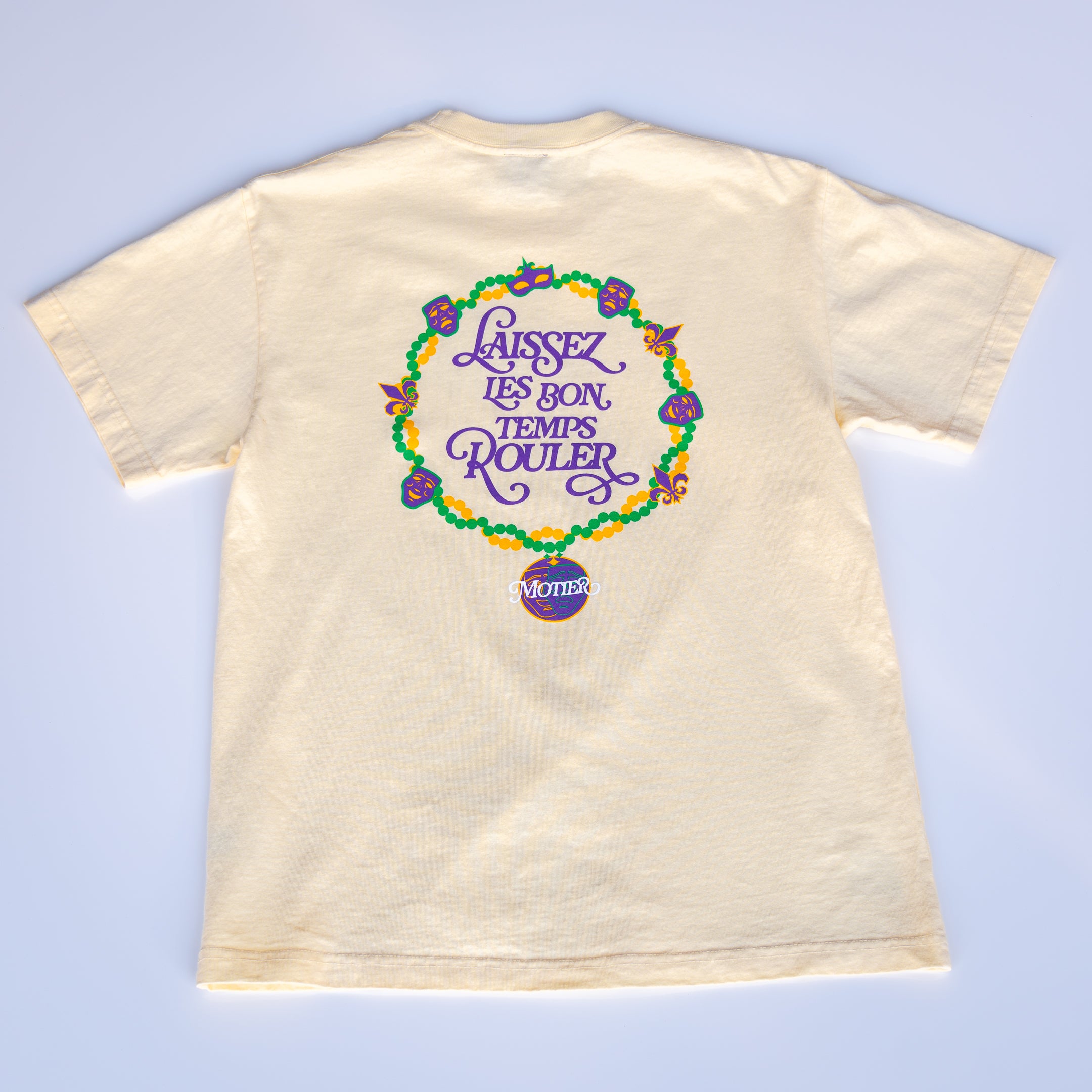 The Krewe De Motier 2025 Luxe Tee (Meadow) - Motier Lafayette 