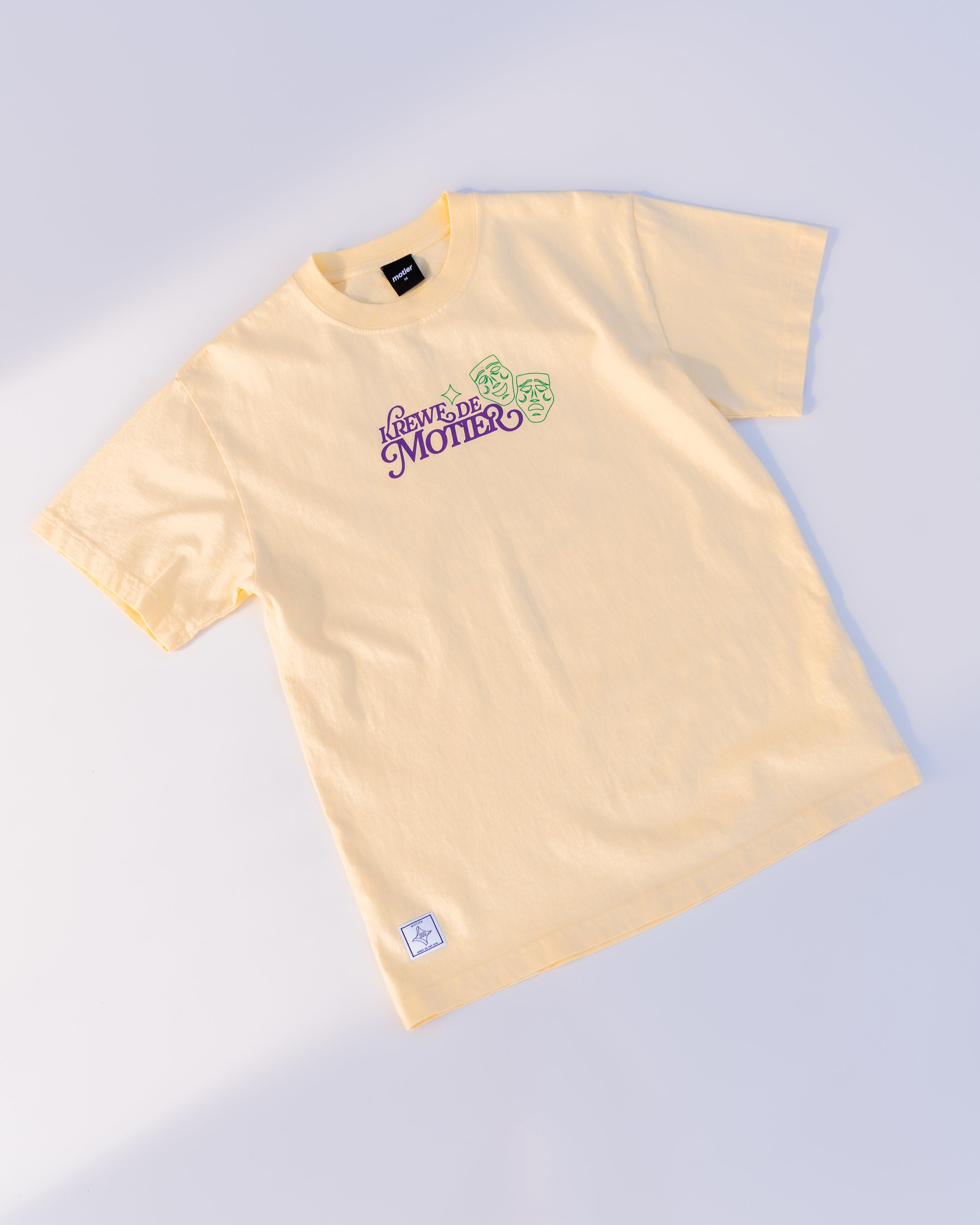 The Krewe De Motier 2025 Luxe Tee (Meadow) - Motier Lafayette 