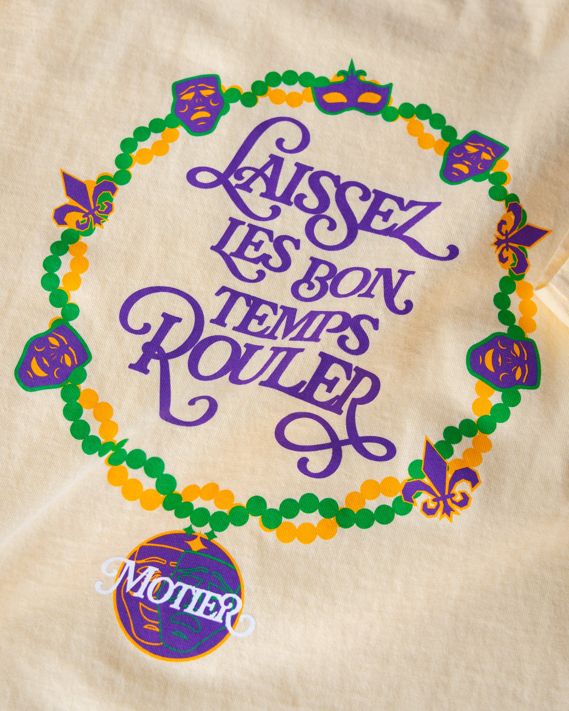 The Krewe De Motier 2025 Luxe Tee (Meadow) - Motier Lafayette 