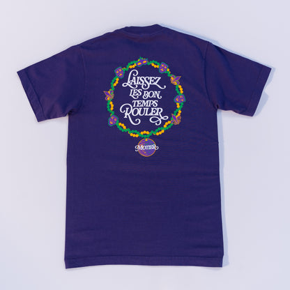 The Krewe De Motier 2025 Luxe Tee (Purple) - Motier Lafayette 