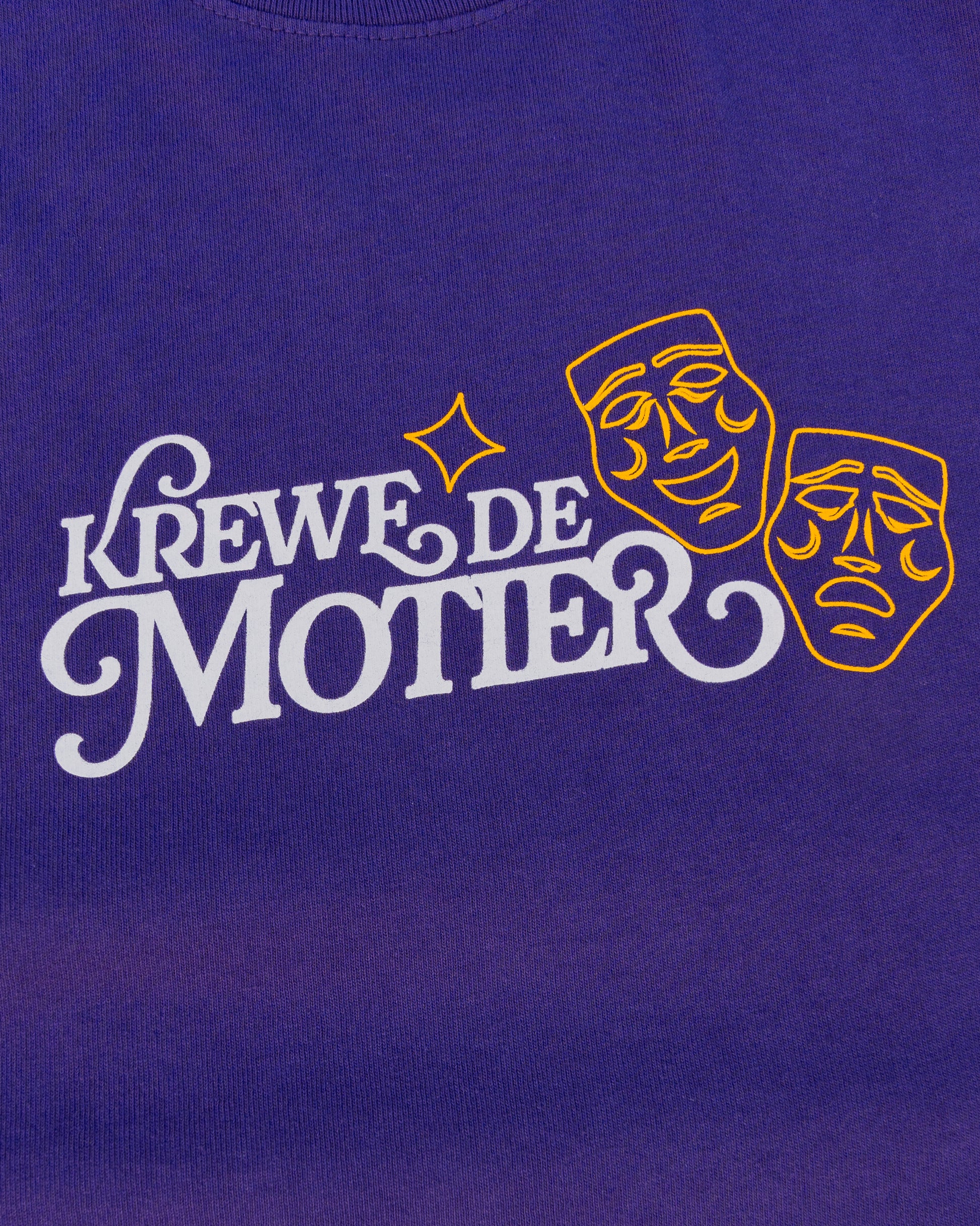 The Krewe De Motier 2025 Luxe Tee (Purple) - Motier Lafayette 