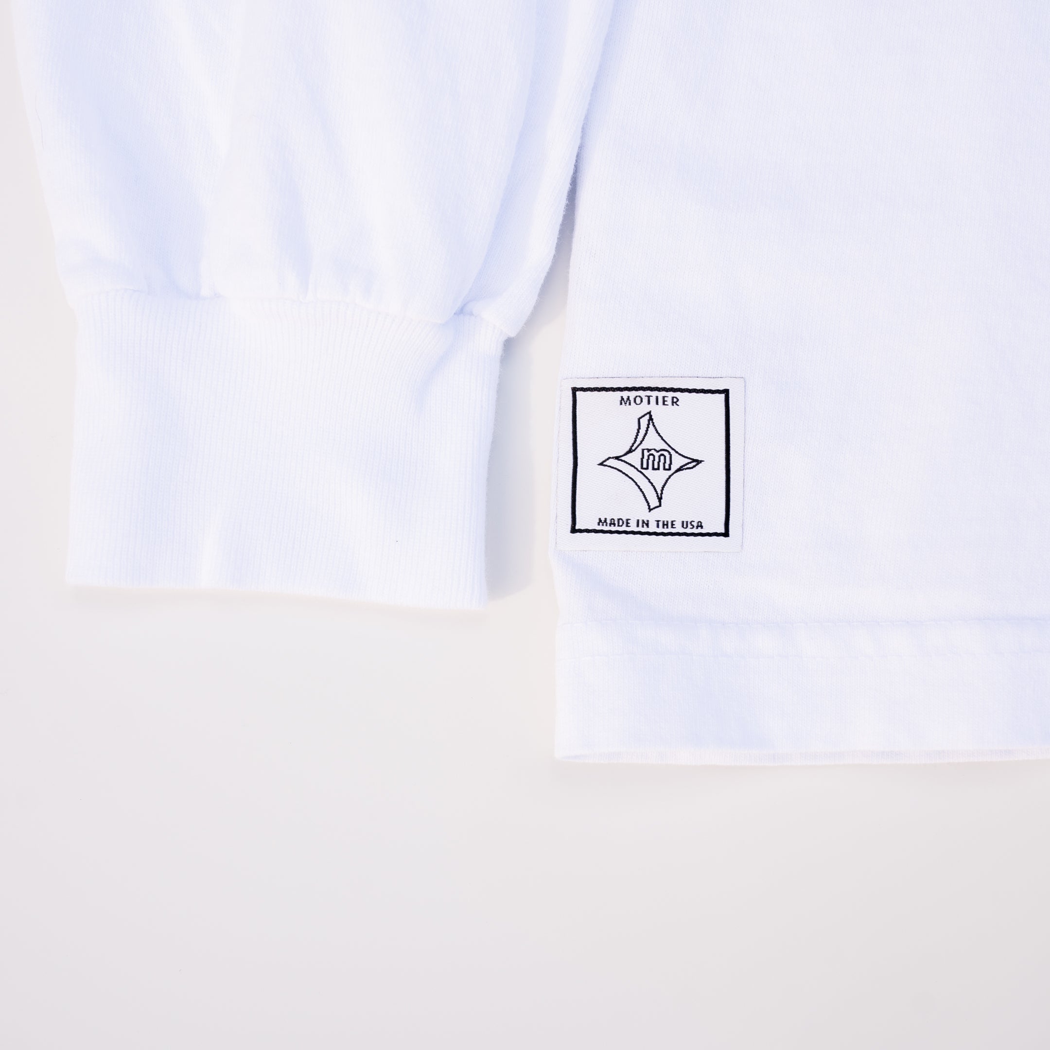 The Krewe De Motier 2025 L/S Luxe Tee (White) - Motier Lafayette 