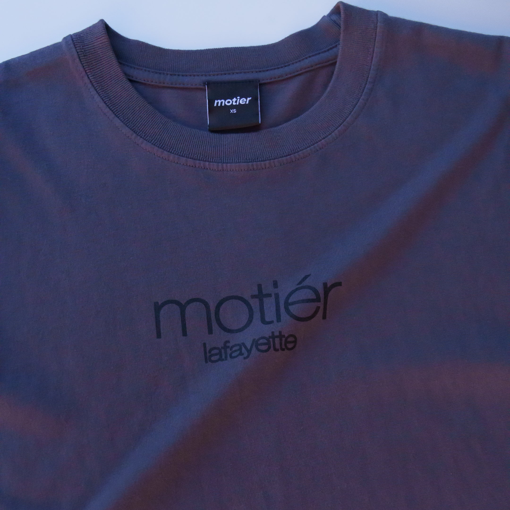 The Classic Logo Luxe Tee (Asphalt)