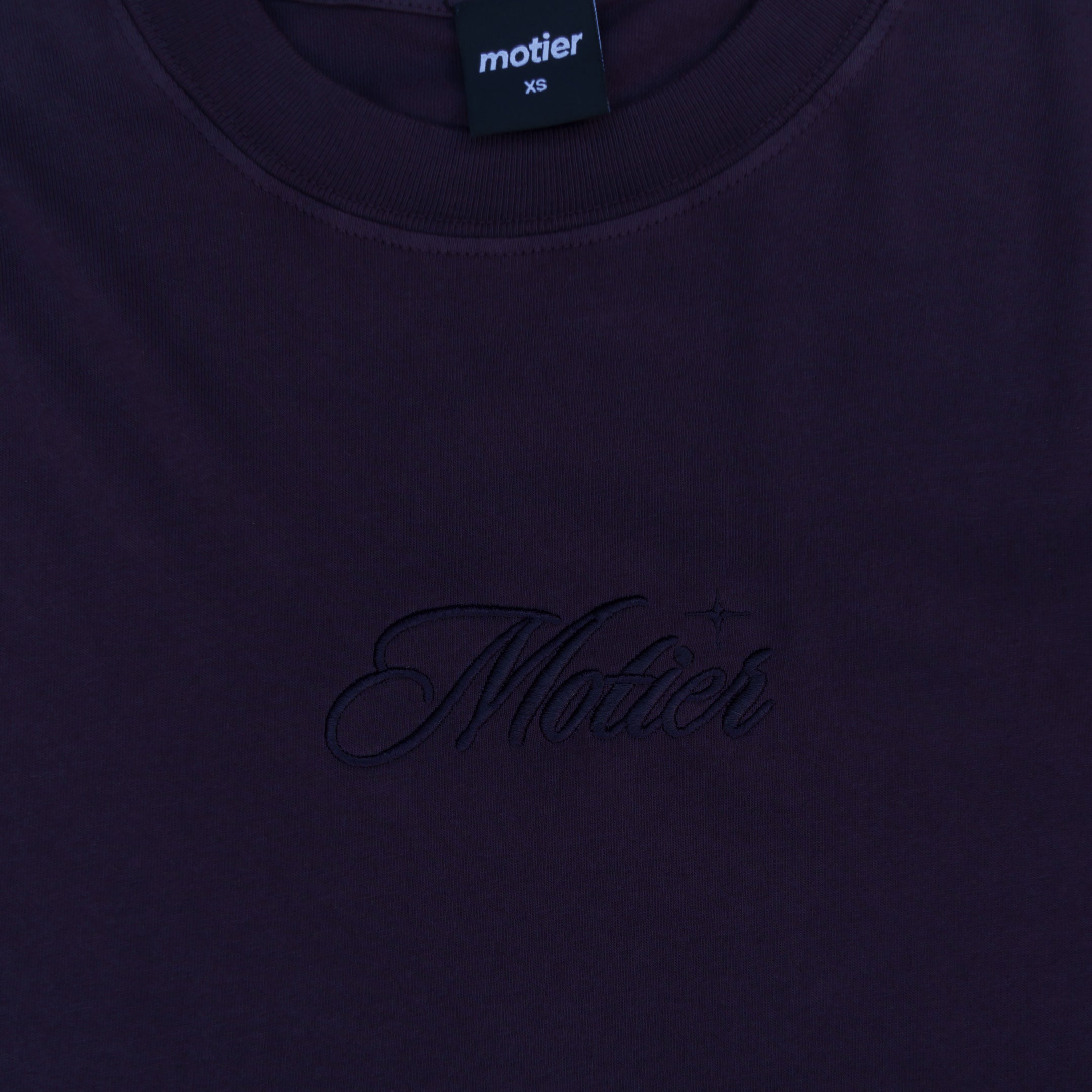 The Ultra Embroidered L/S Luxe Tee (Eclipse)