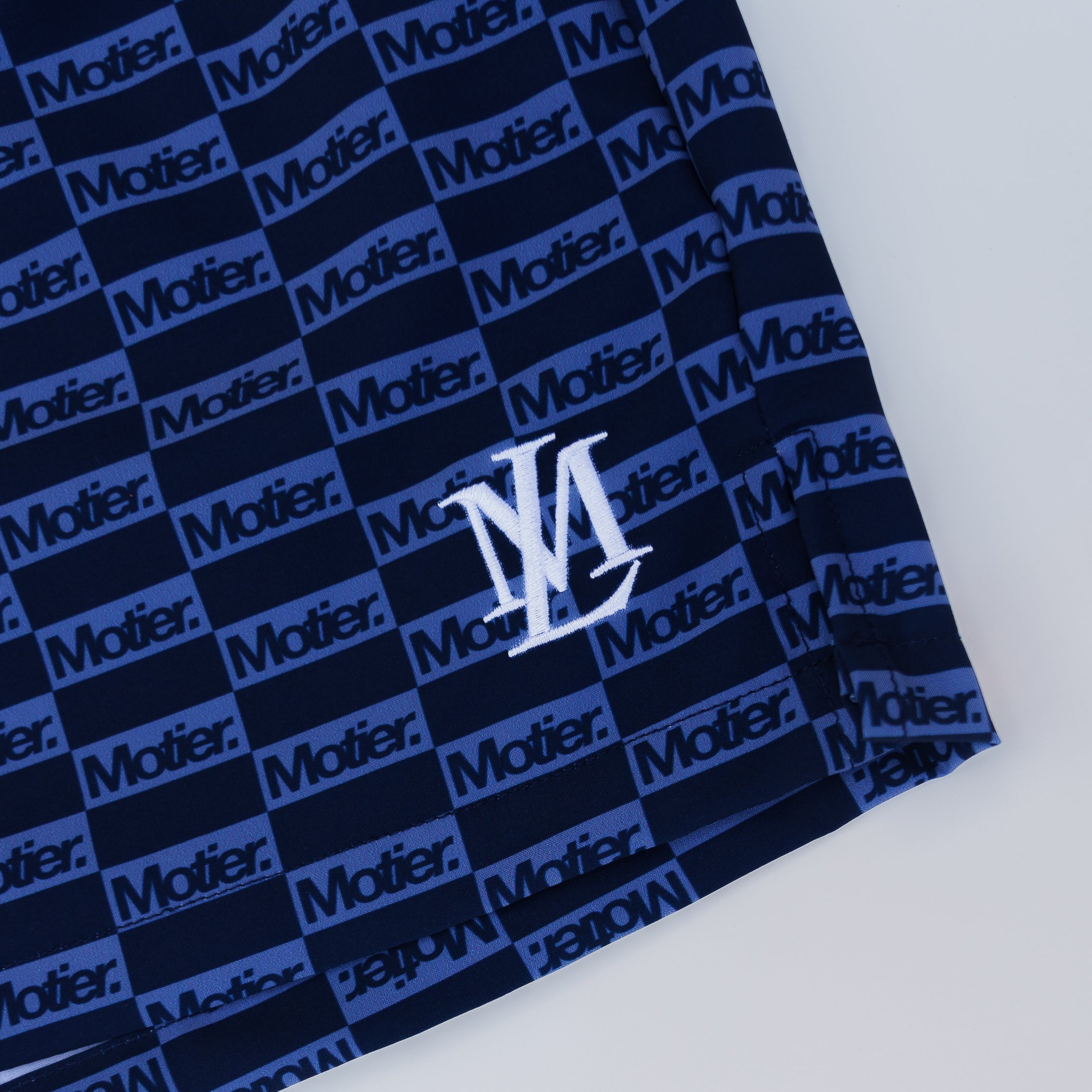 The STC Lineage Boardshorts (Navy Checkered)