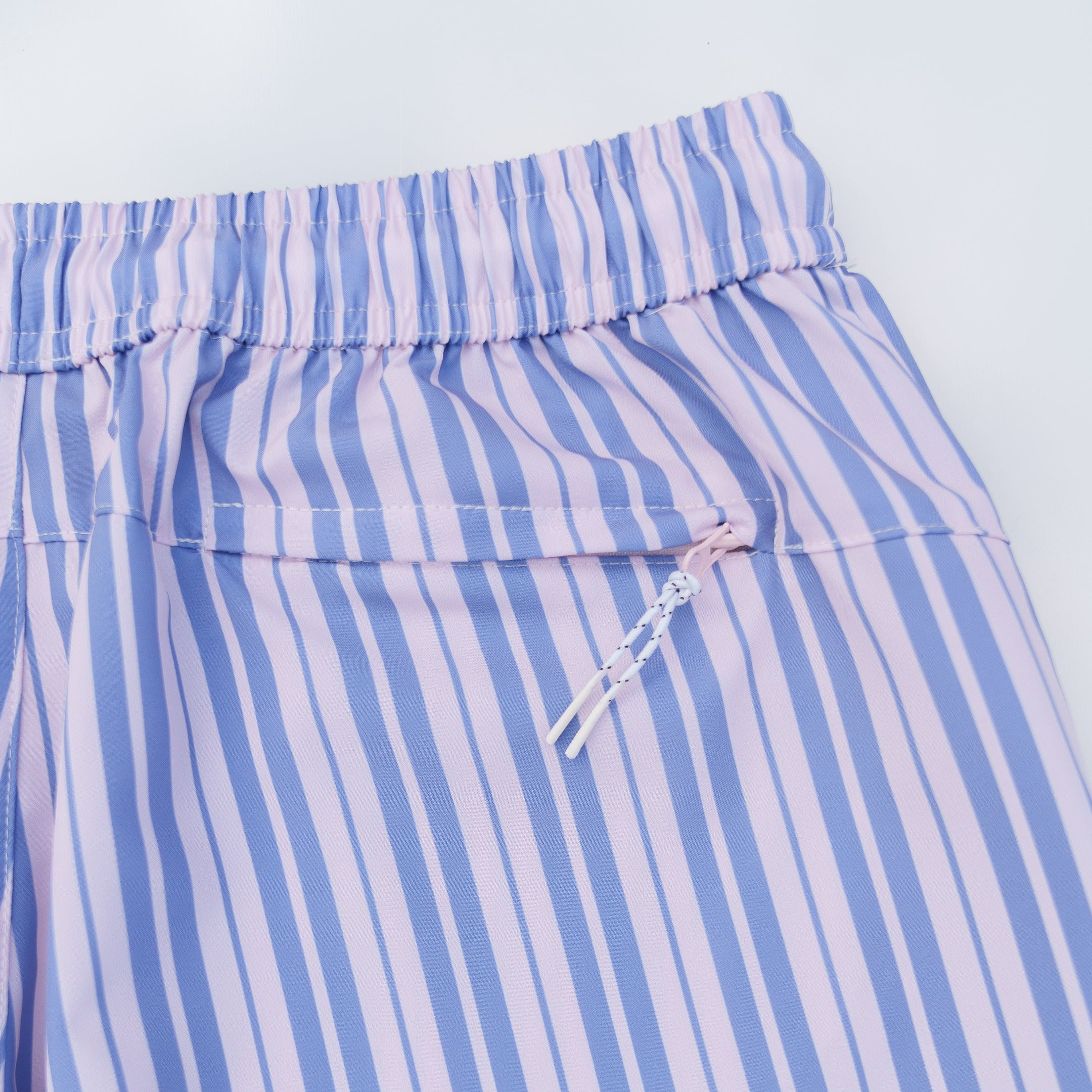 The Striped Lineage Boardshorts (Oxford/Sky Blue)