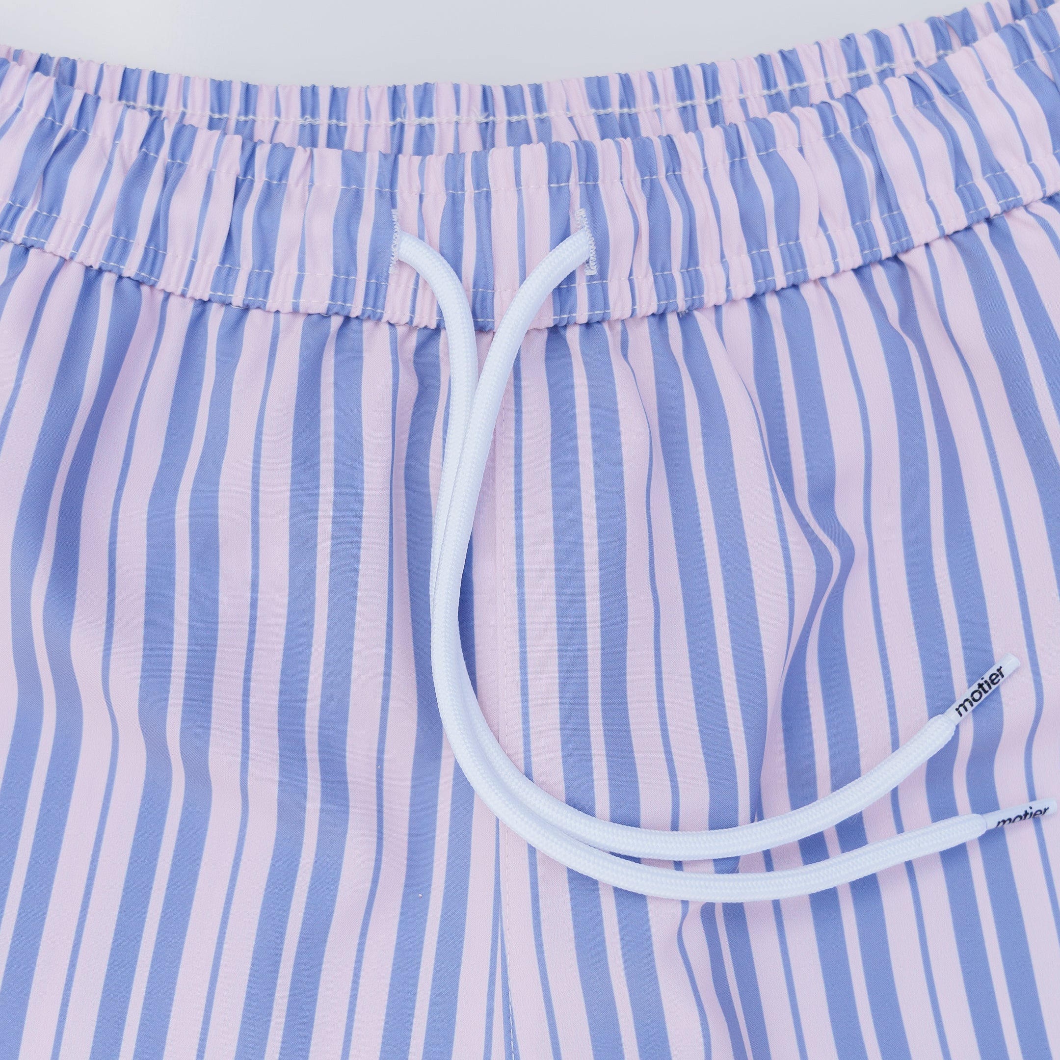 The Striped Lineage Boardshorts (Oxford/Sky Blue)