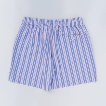 The Striped Lineage Boardshorts (Oxford/Sky Blue)