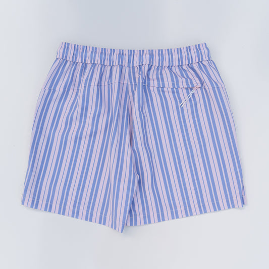 The Striped Lineage Boardshorts (Oxford/Sky Blue)