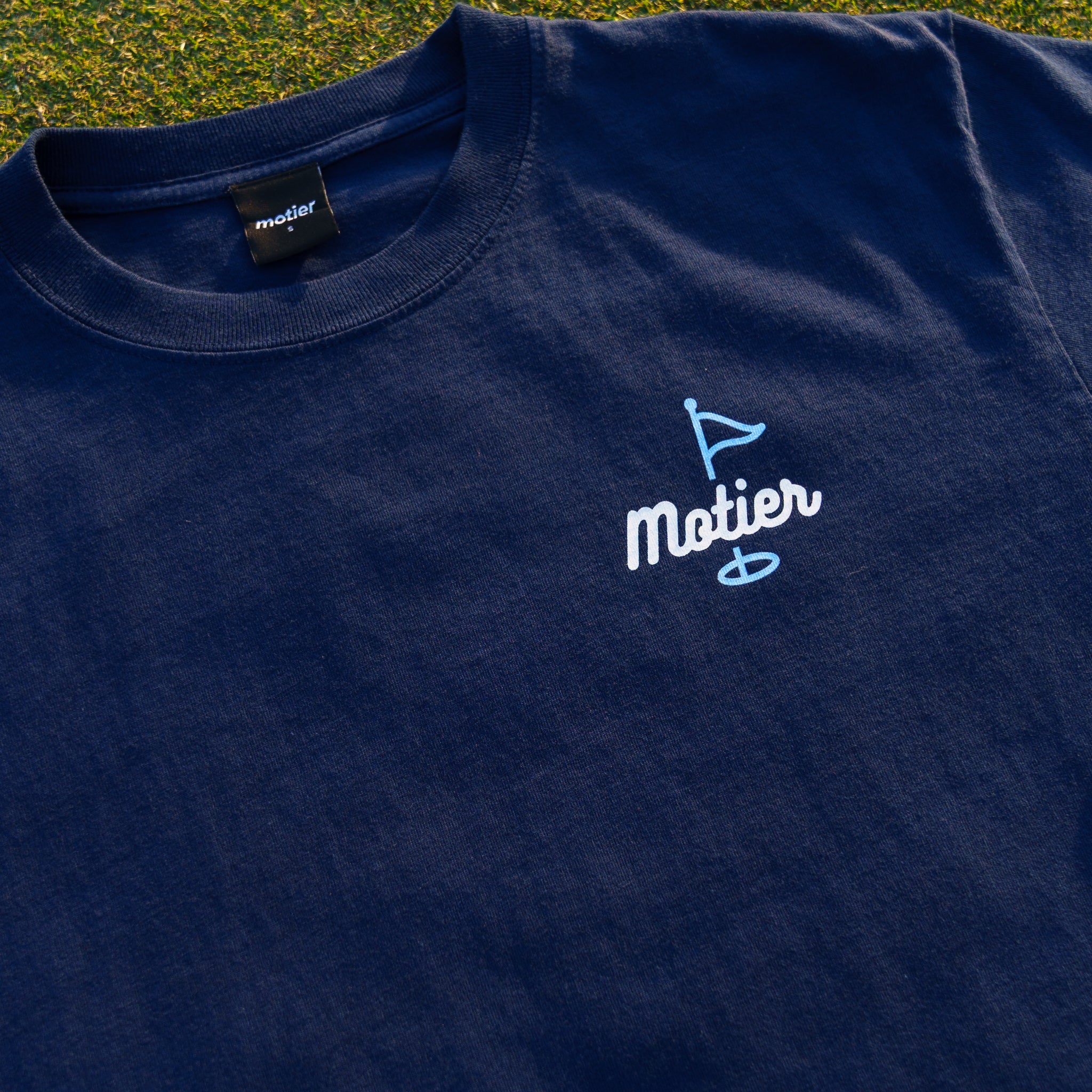 The Tour Luxe Tee (Navy) - Motier Lafayette 