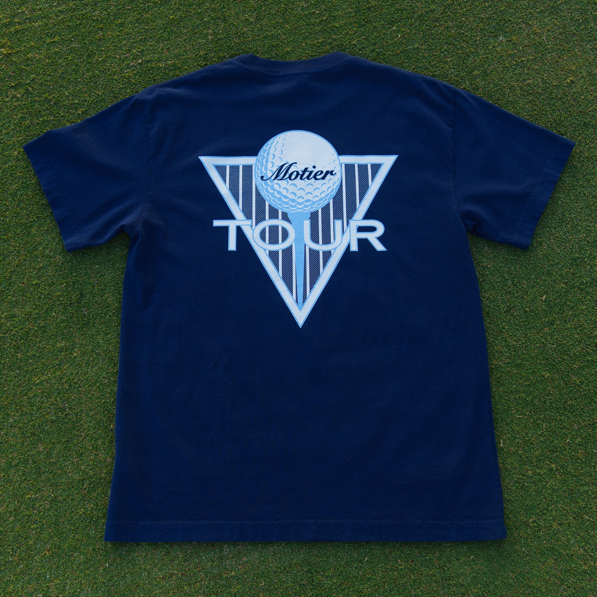 The Tour Luxe Tee (Navy) - Motier Lafayette 