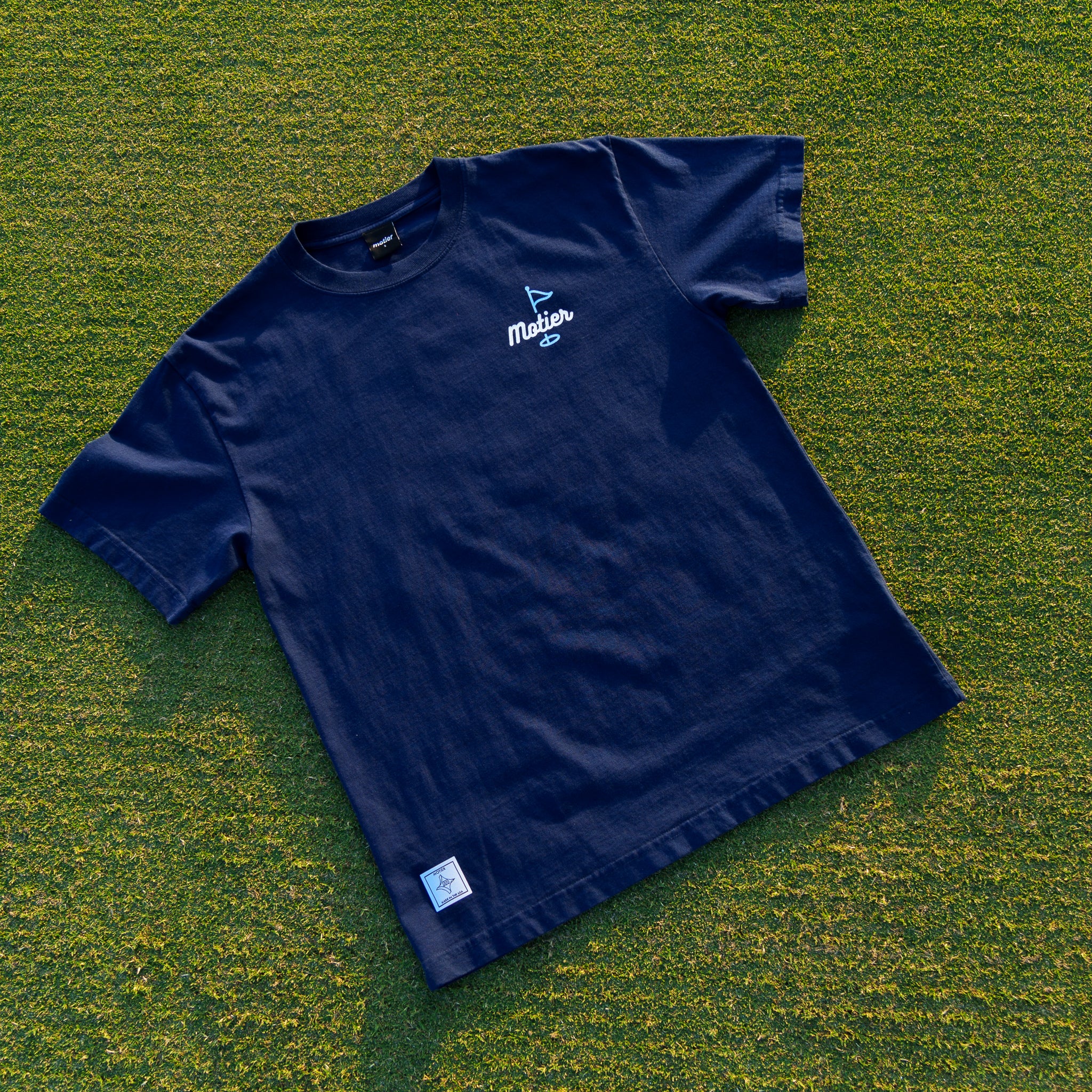 The Tour Luxe Tee (Navy) - Motier Lafayette 