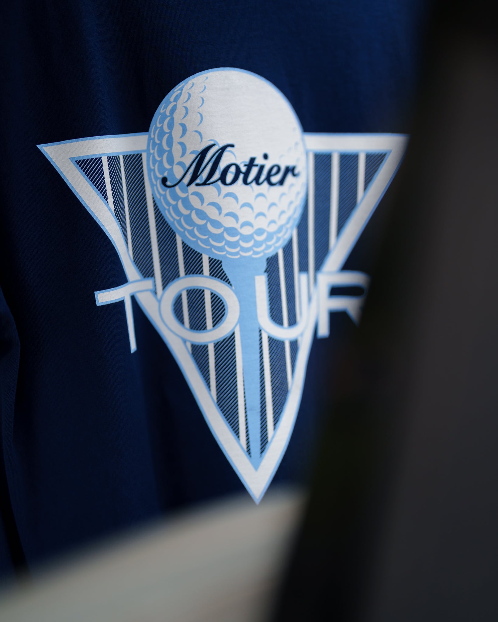 The Tour Luxe Tee (Navy) - Motier Lafayette 