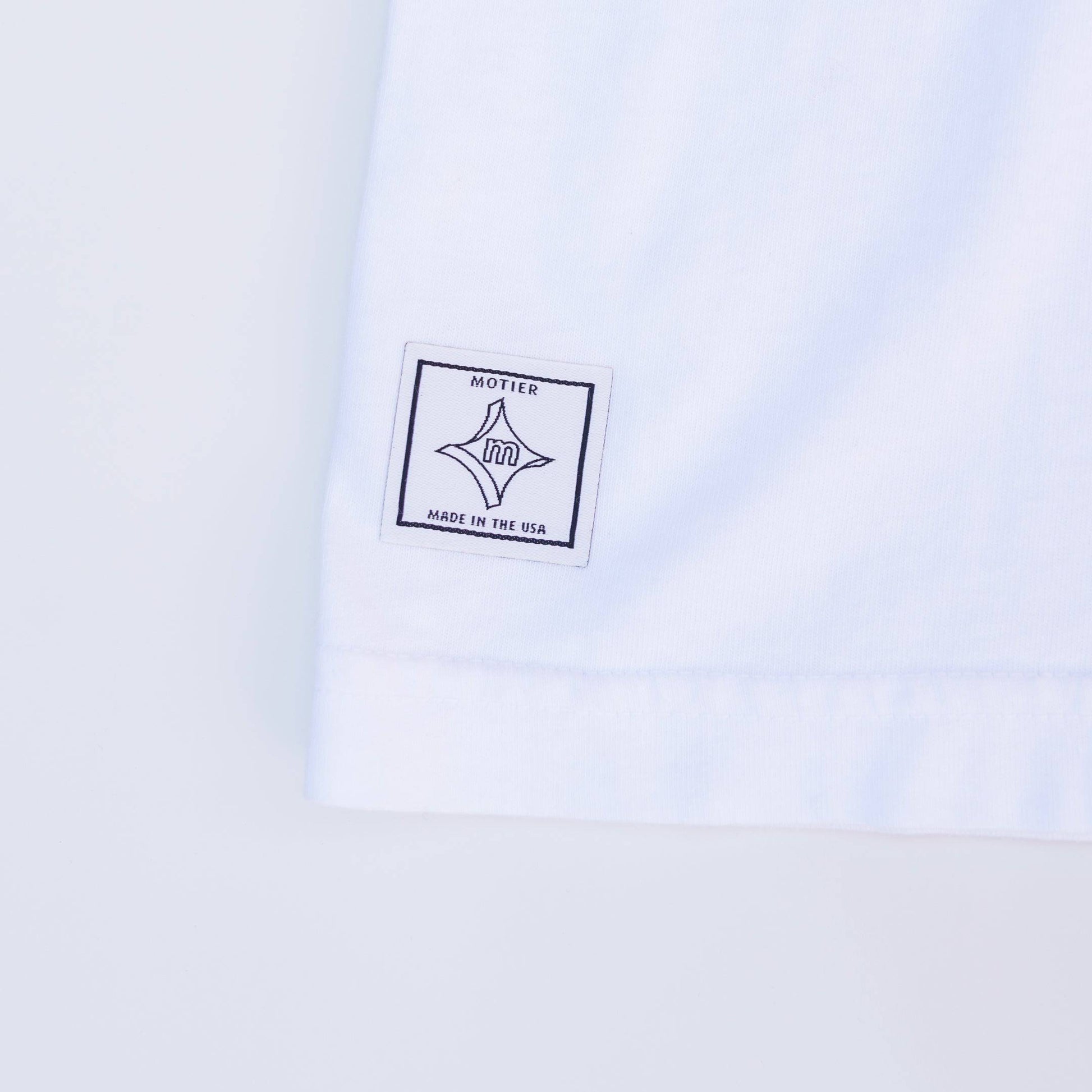 University Luxe Tee (White/Purple/Gold) - Motier Lafayette 