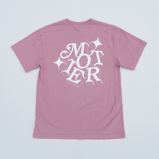 The Scramble Luxe Tee (Pale Mauve)