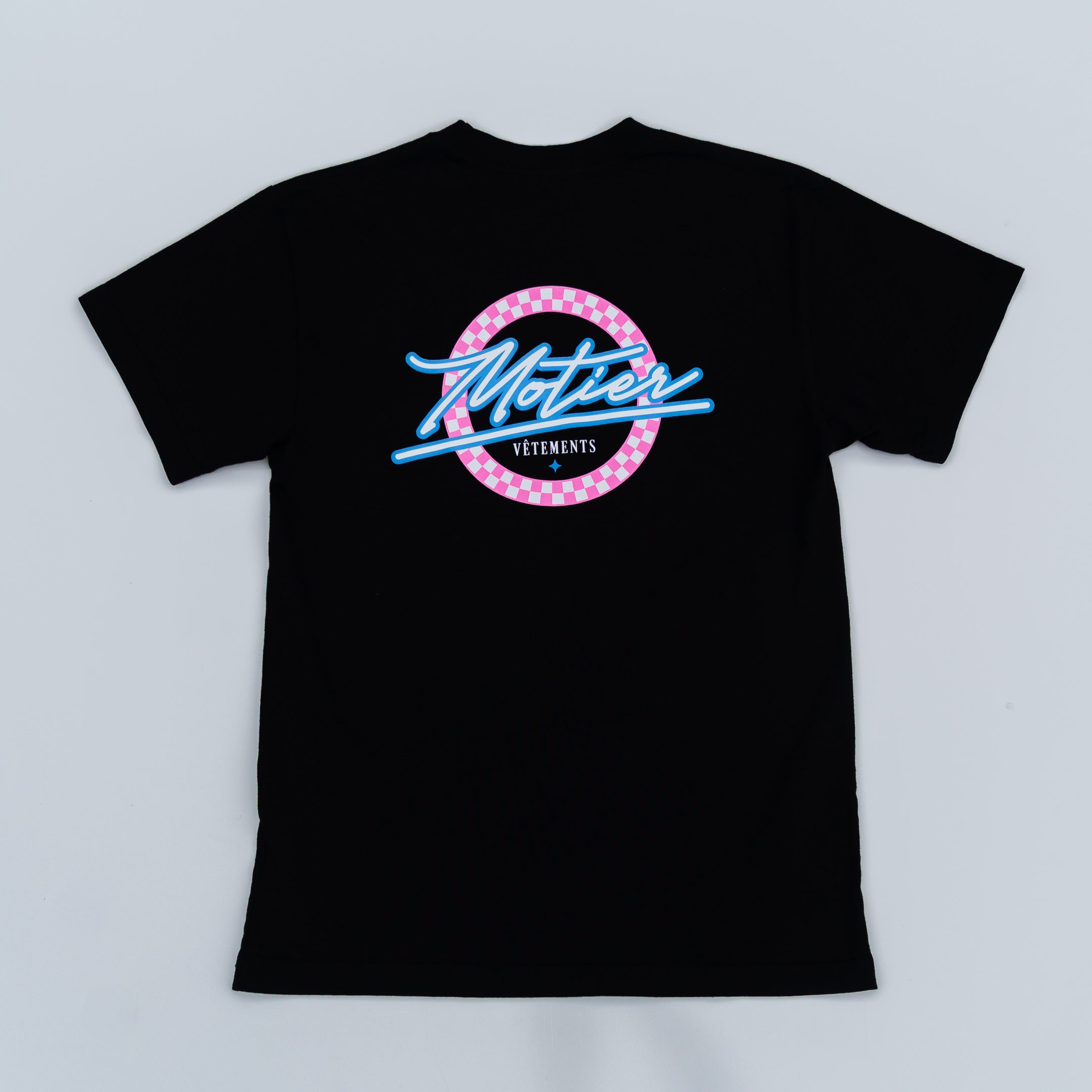 The Motier Vice Checkered Luxe Tee (Black)