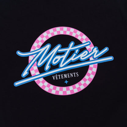 The Motier Vice Checkered Luxe Tee (Black)