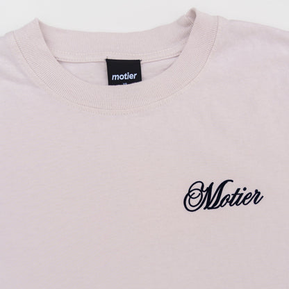 The Grand Script Luxe Tee (Nimbus Cloud)