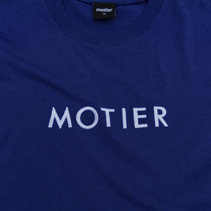 The Spaced Logo Embroidery Luxe Tee (Oceana)