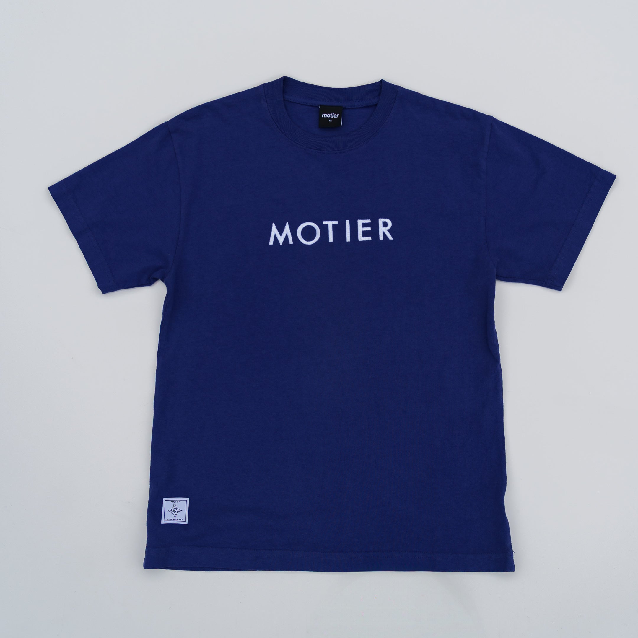 The Spaced Logo Embroidery Luxe Tee (Oceana)