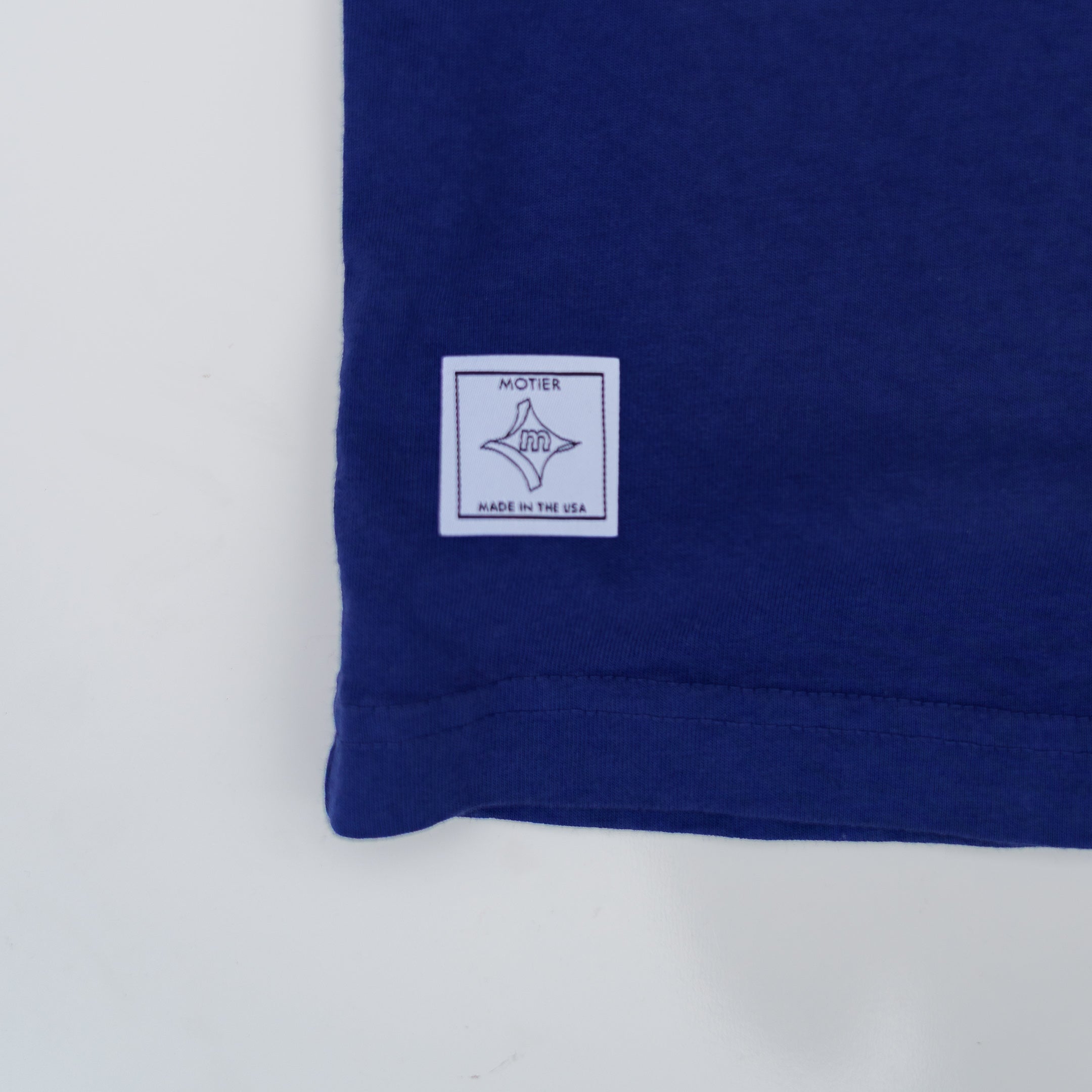 The Spaced Logo Embroidery Luxe Tee (Oceana)