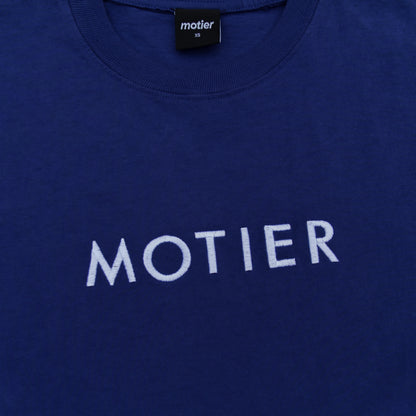 The Spaced Logo Embroidery Luxe Tee (Oceana)