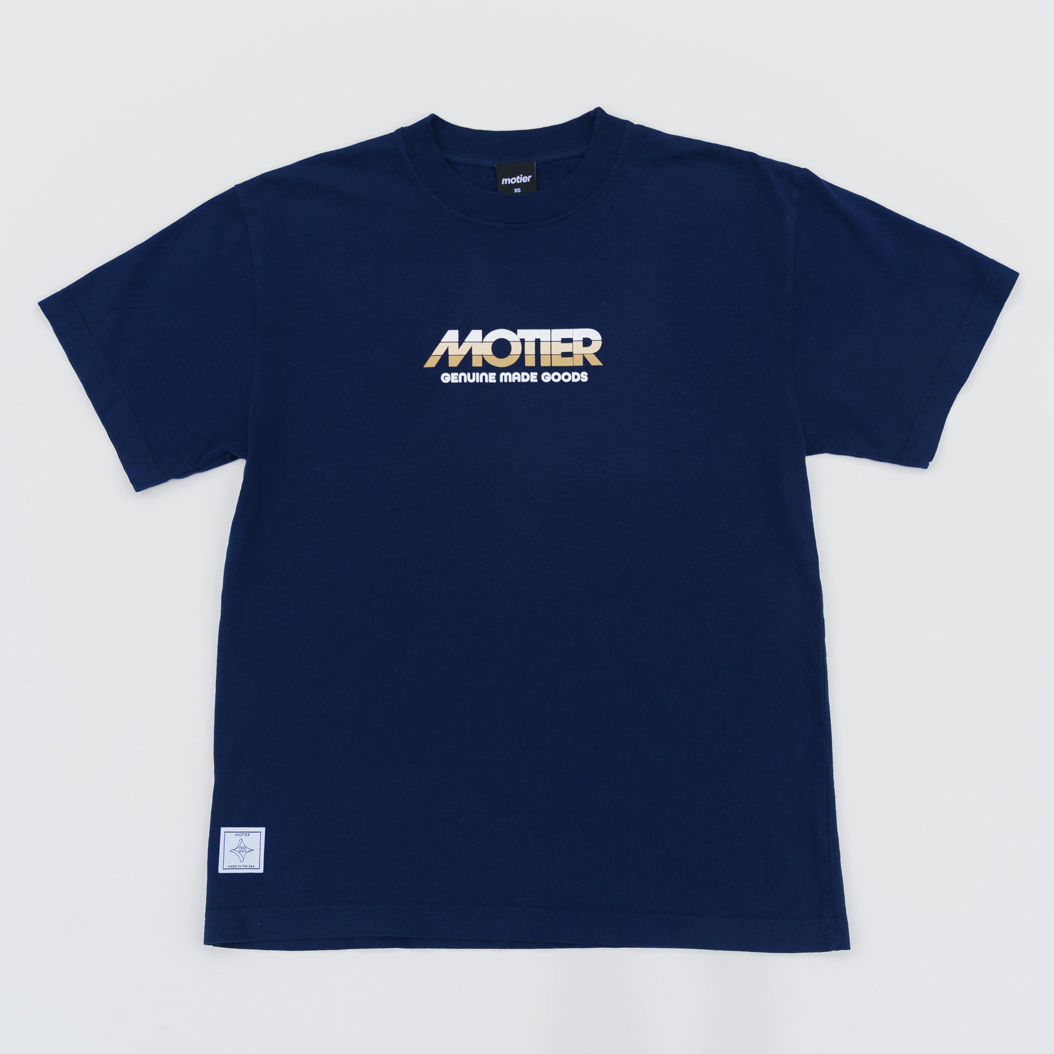 The Genuine Made Luxe Tee (Navy) - Motier Lafayette 