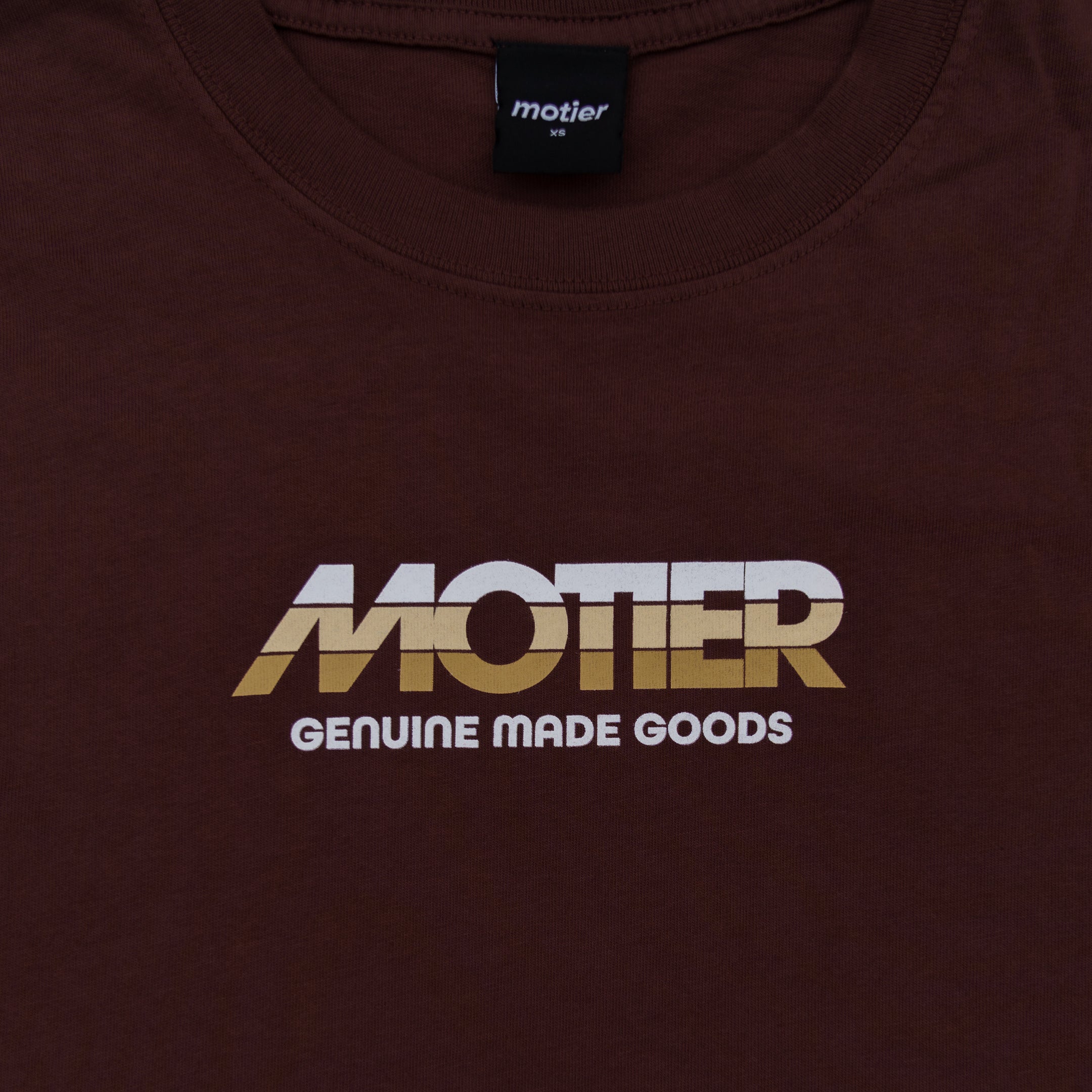 The Genuine Made Luxe Tee (French Roast) - Motier Lafayette 