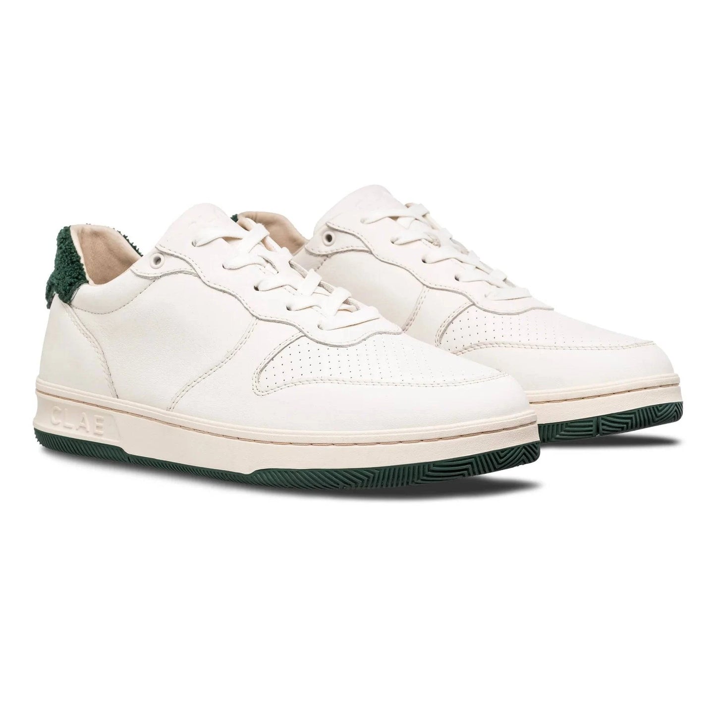 Clae Malone (Off-White Trekking Green Terry) - Motier Lafayette 