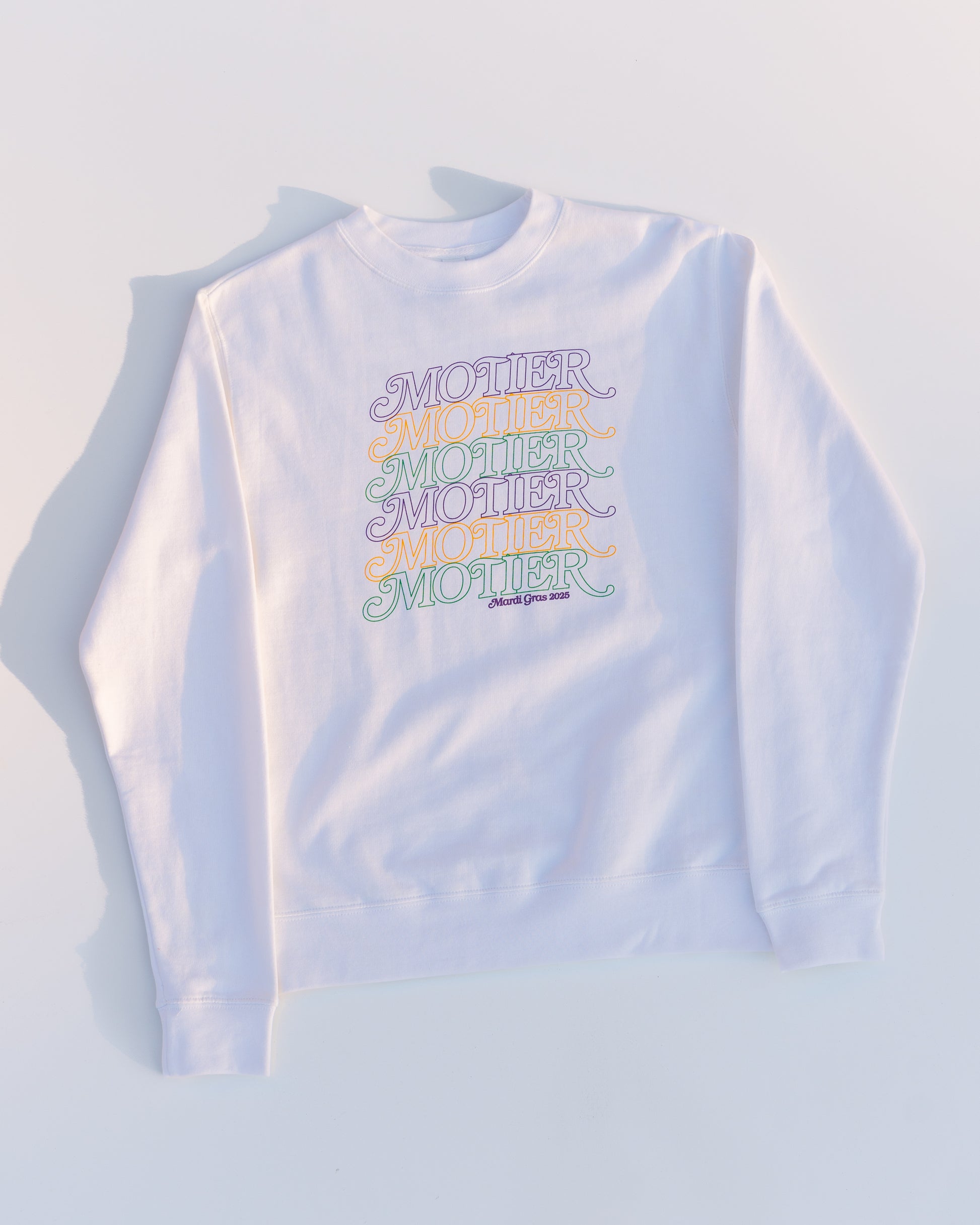 The Motier Mambo Crewneck (White) - Motier Lafayette 
