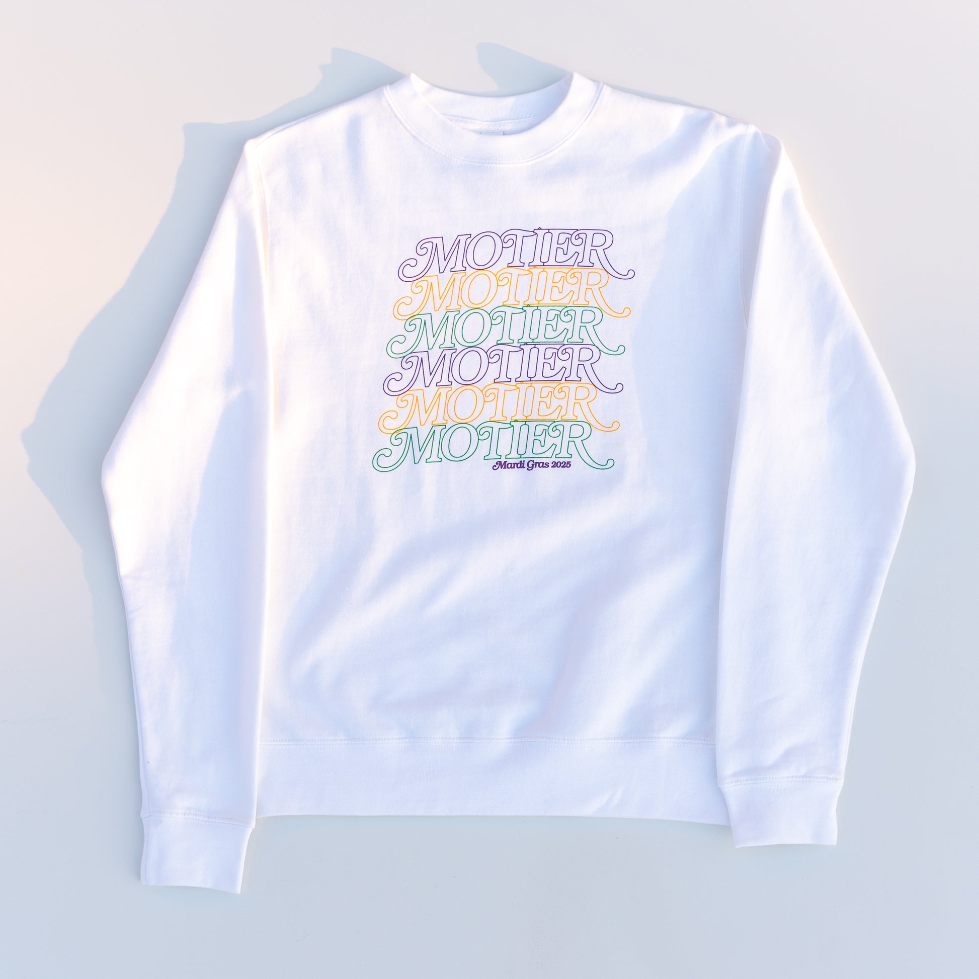 The Motier Mambo Crewneck (White) - Motier Lafayette 