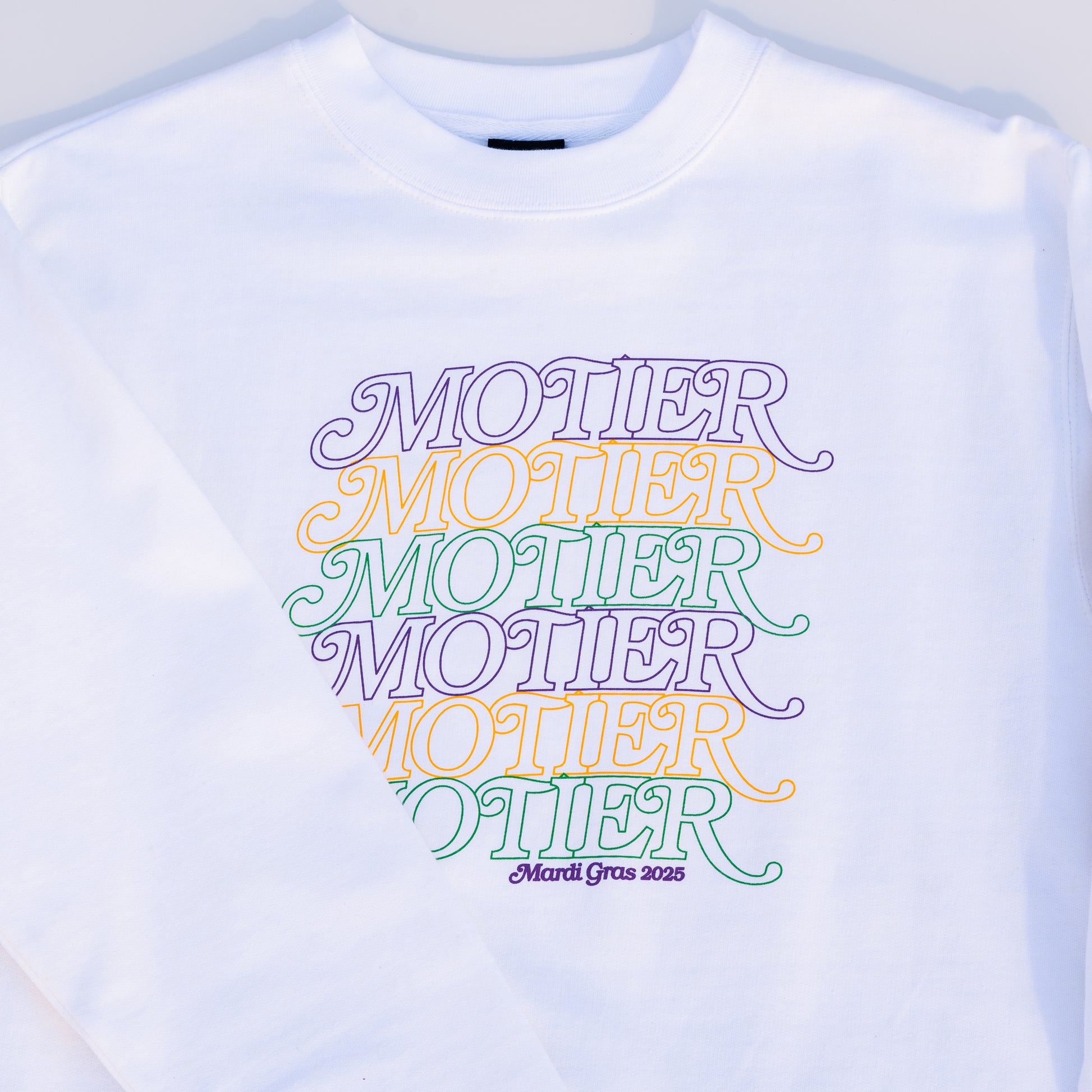 The Motier Mambo Crewneck (White) - Motier Lafayette 